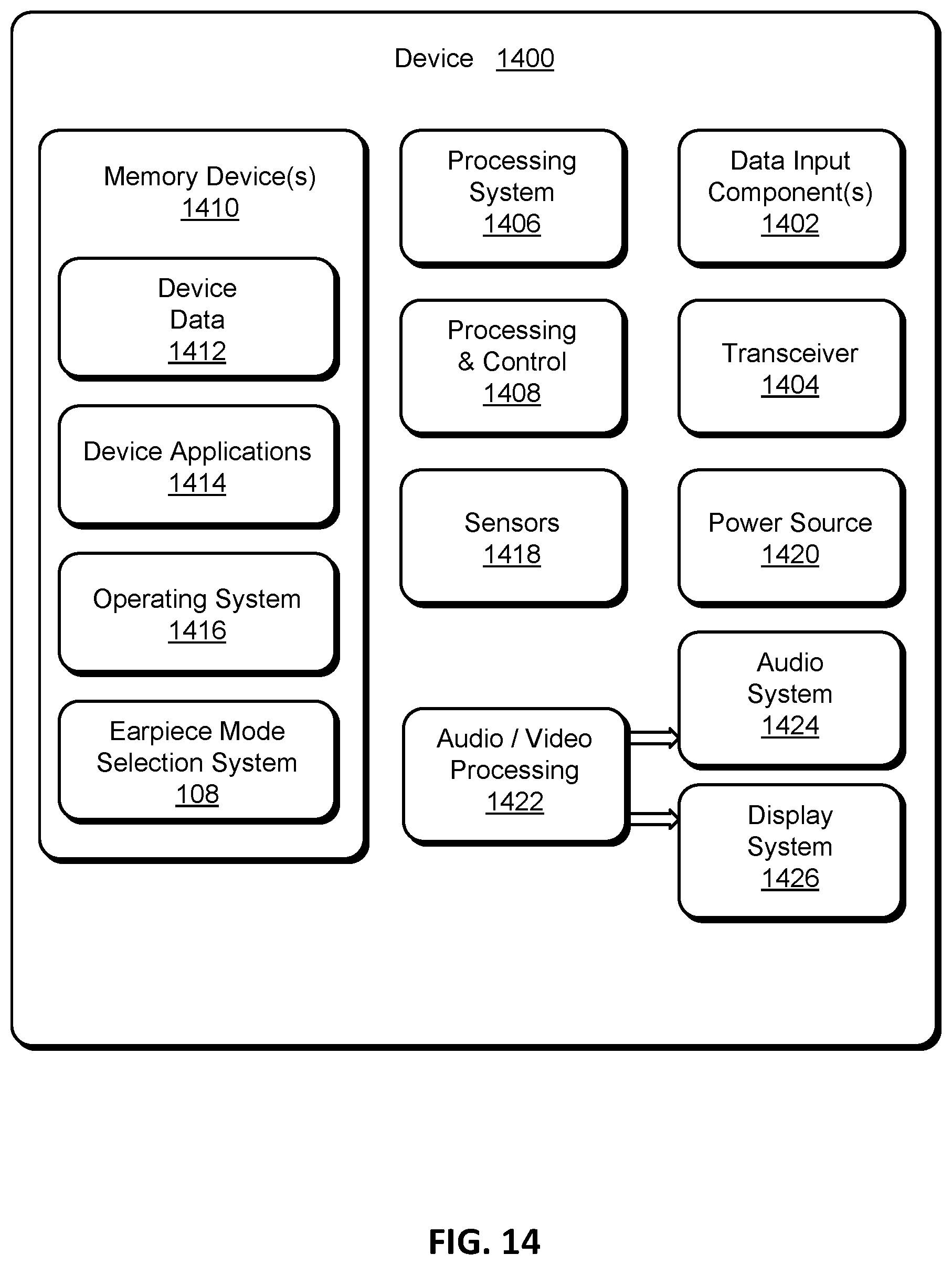 Patent US12309541 Figure 13 – Automatically detecting an earpiece mode based on whether a duct is sealed or unsealed