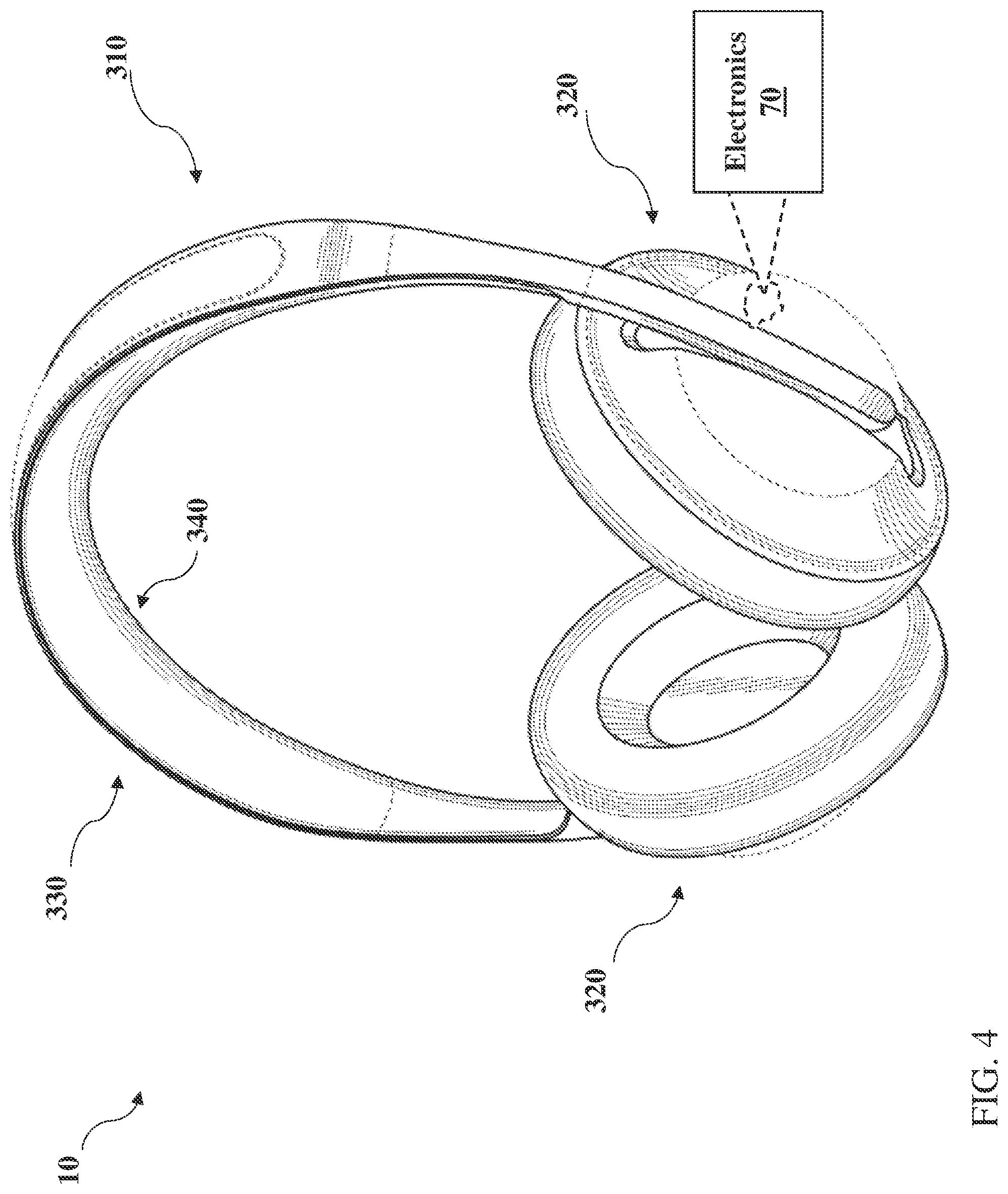 Patent US12309543 Figure 4 – Wearable audio device with control platform
