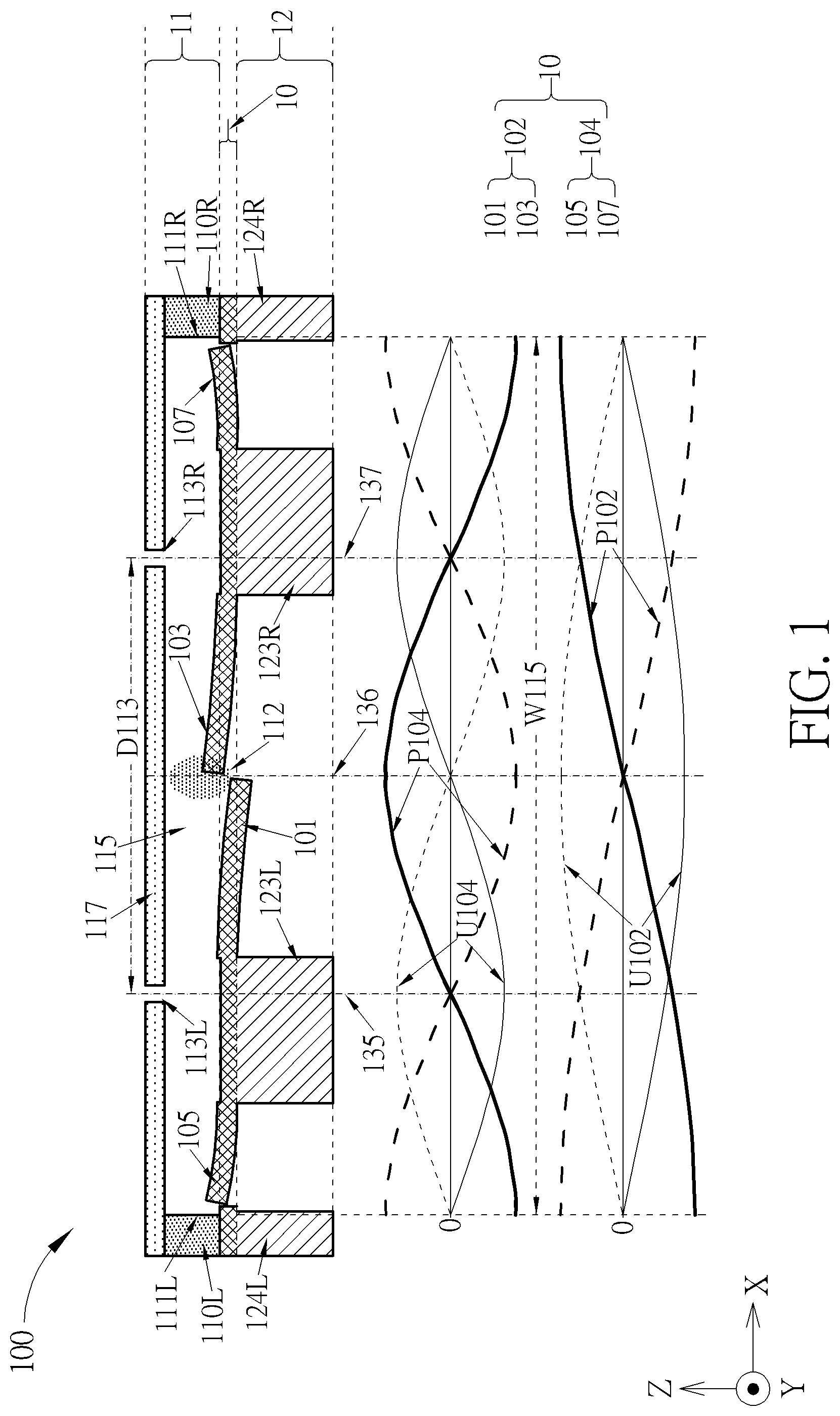 Patent US12309548 Figure 1 – Air-pulse generating device with efficient propagation