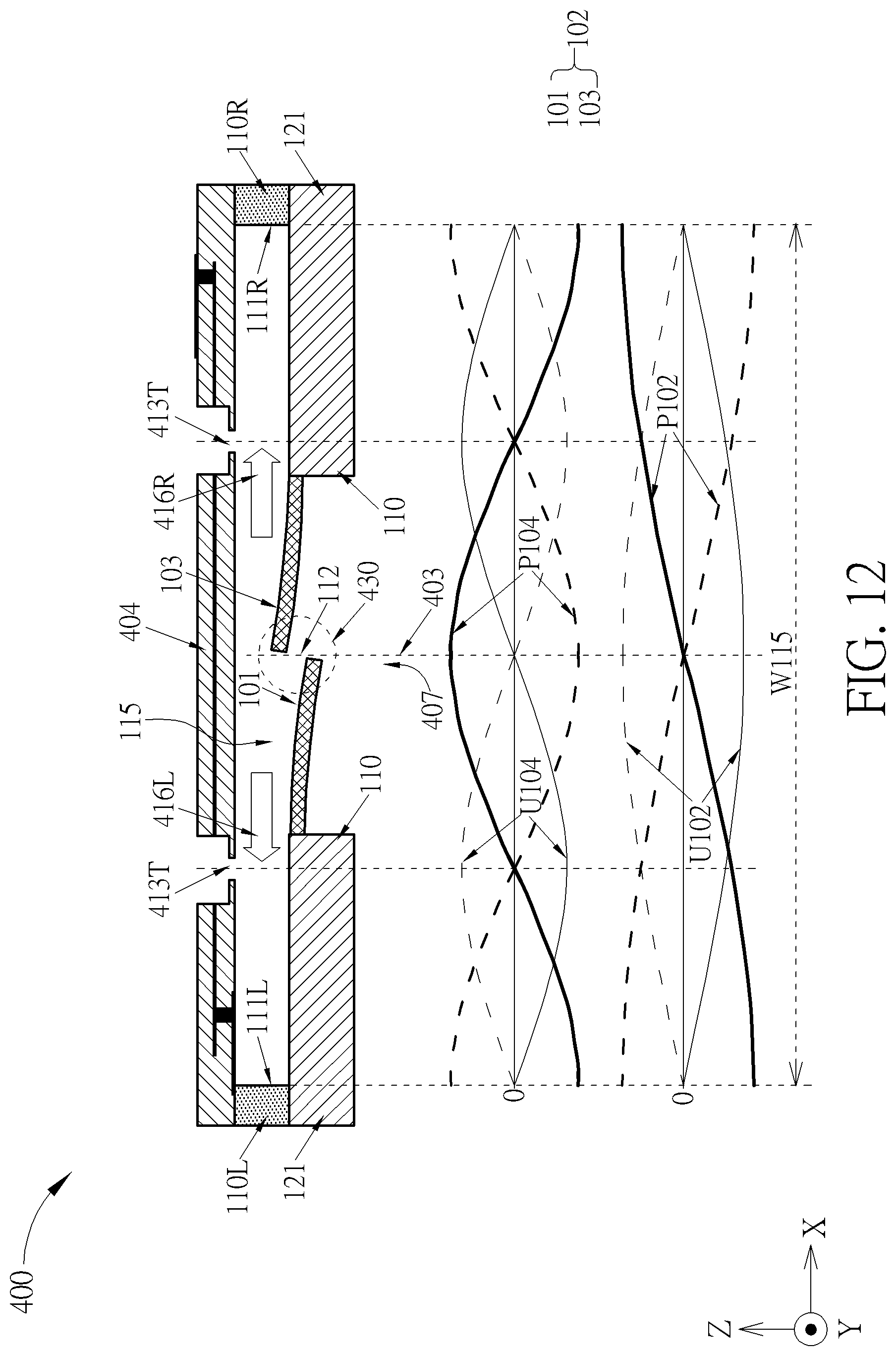 Patent US12309548 Figure 12 – Air-pulse generating device with efficient propagation