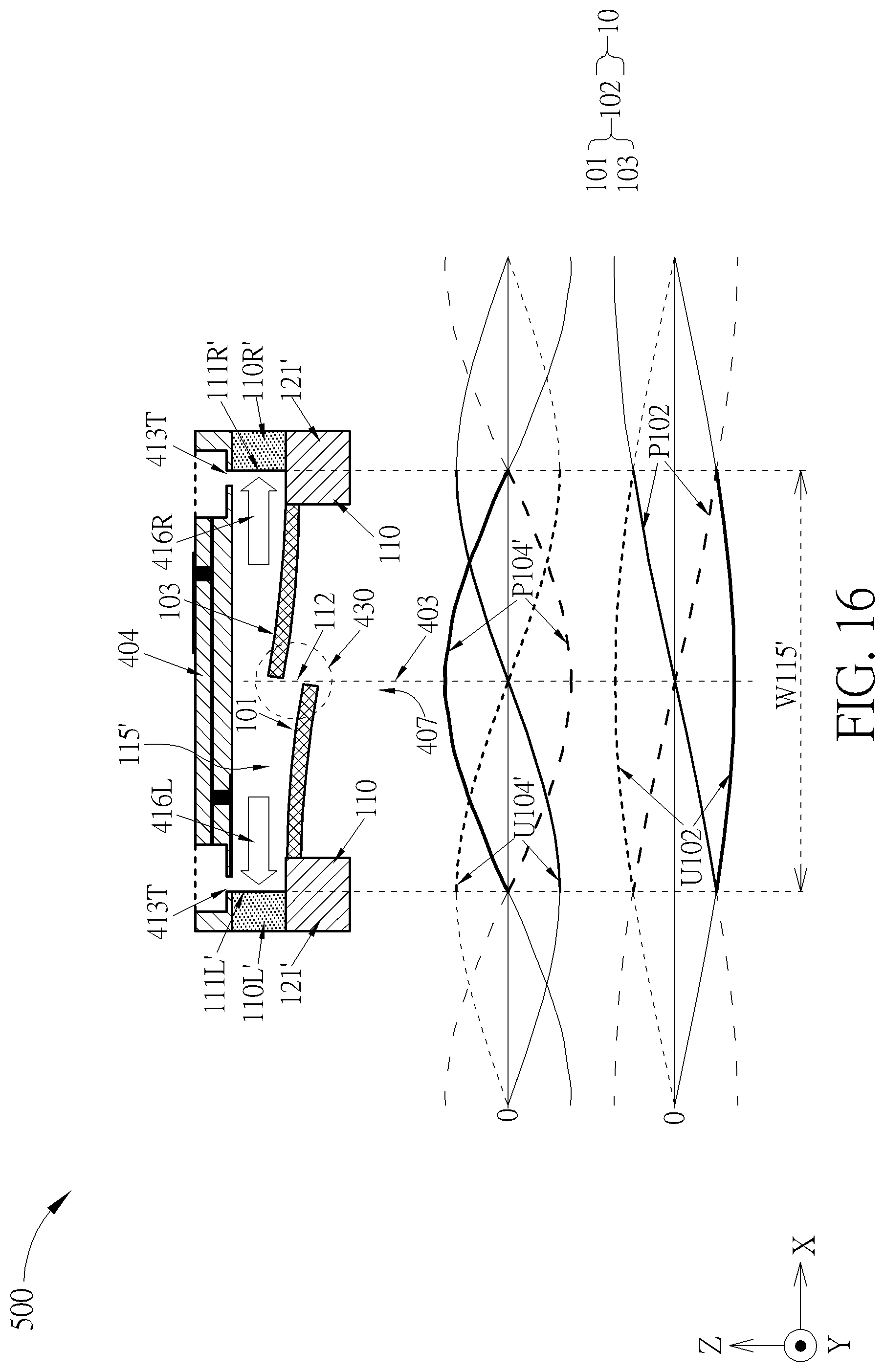Patent US12309548 Figure 16 – Air-pulse generating device with efficient propagation