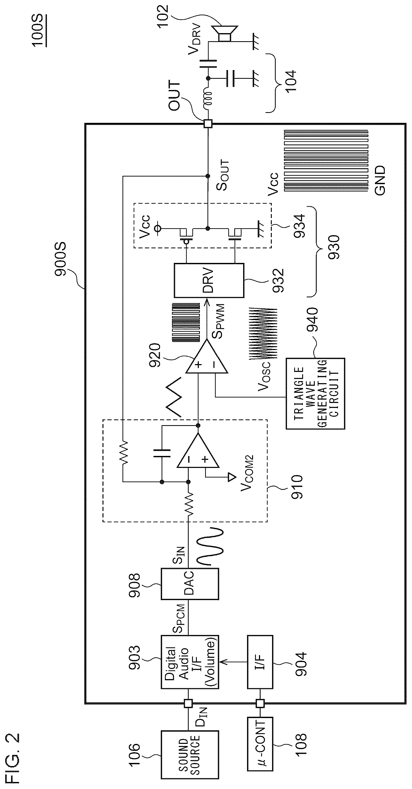 Patent US12309556 Figure 2 – Audio circuit