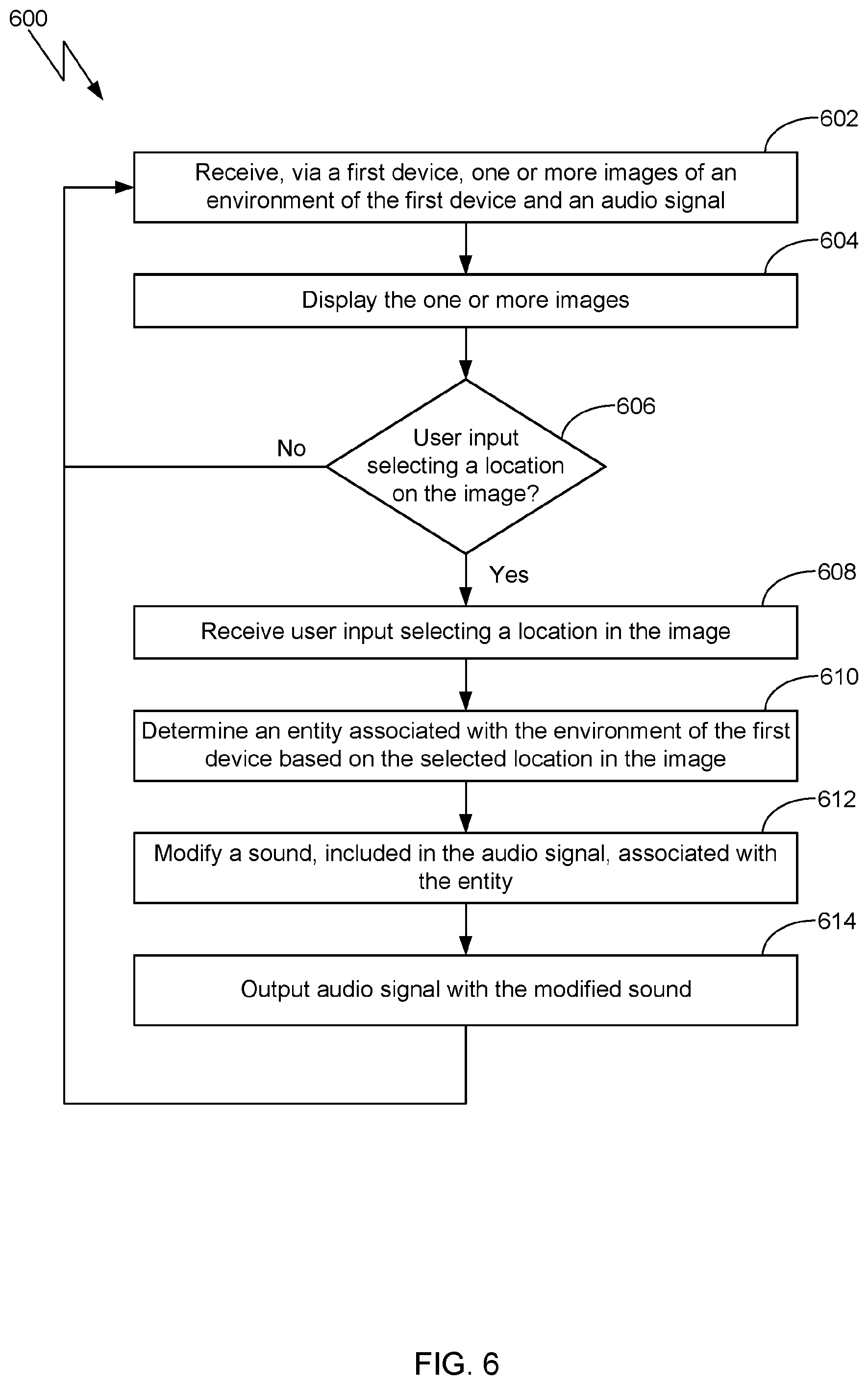 Patent US12309557 Figure 12 – Selective sound modification for video communication