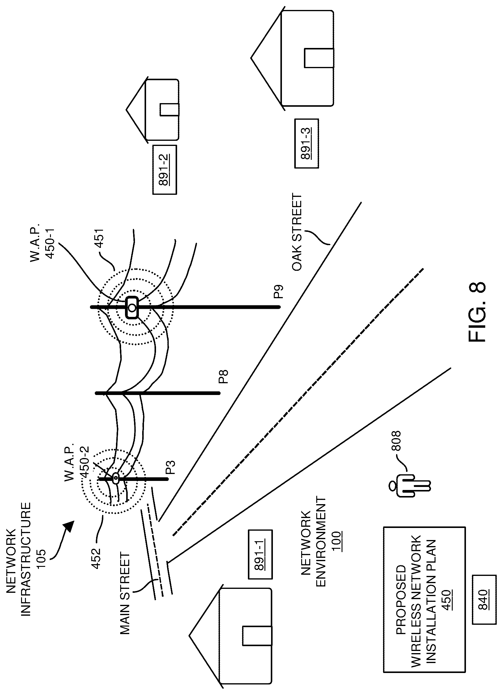Patent US12309609 Figure 8 – Configuration management and implementation of wireless networks