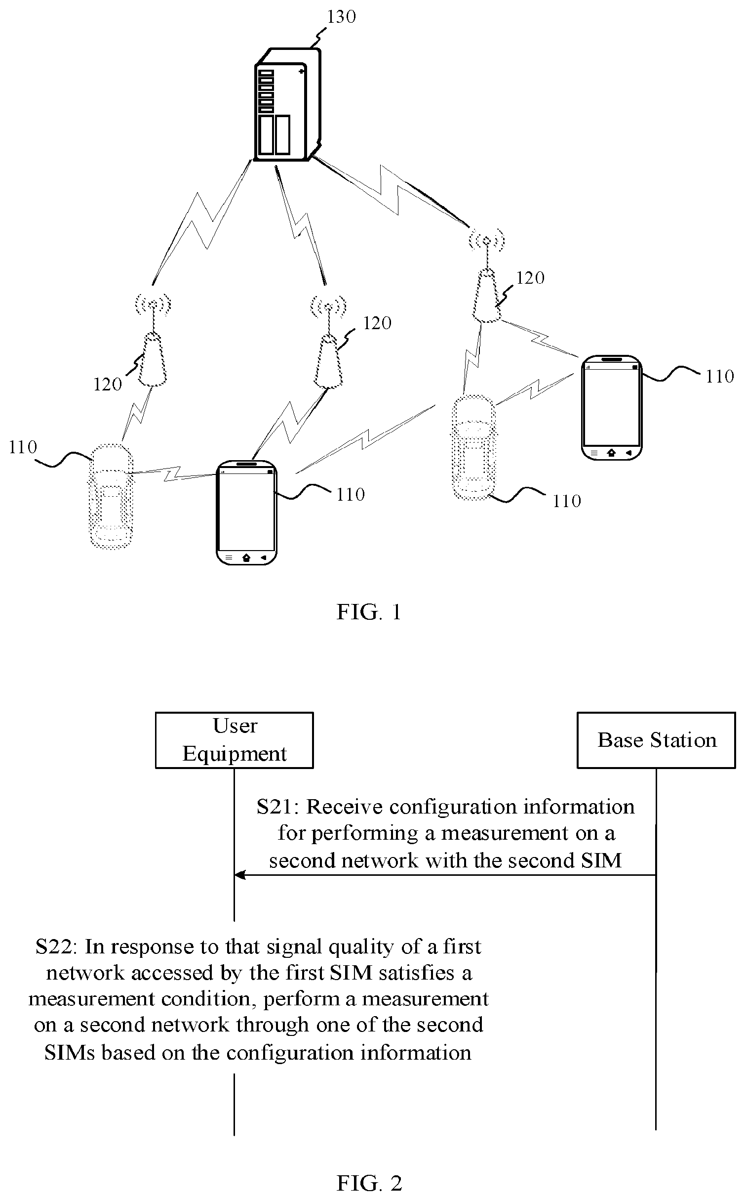 Patent US12309629 Figure 1 – Information processing methods, user equipment, and base station