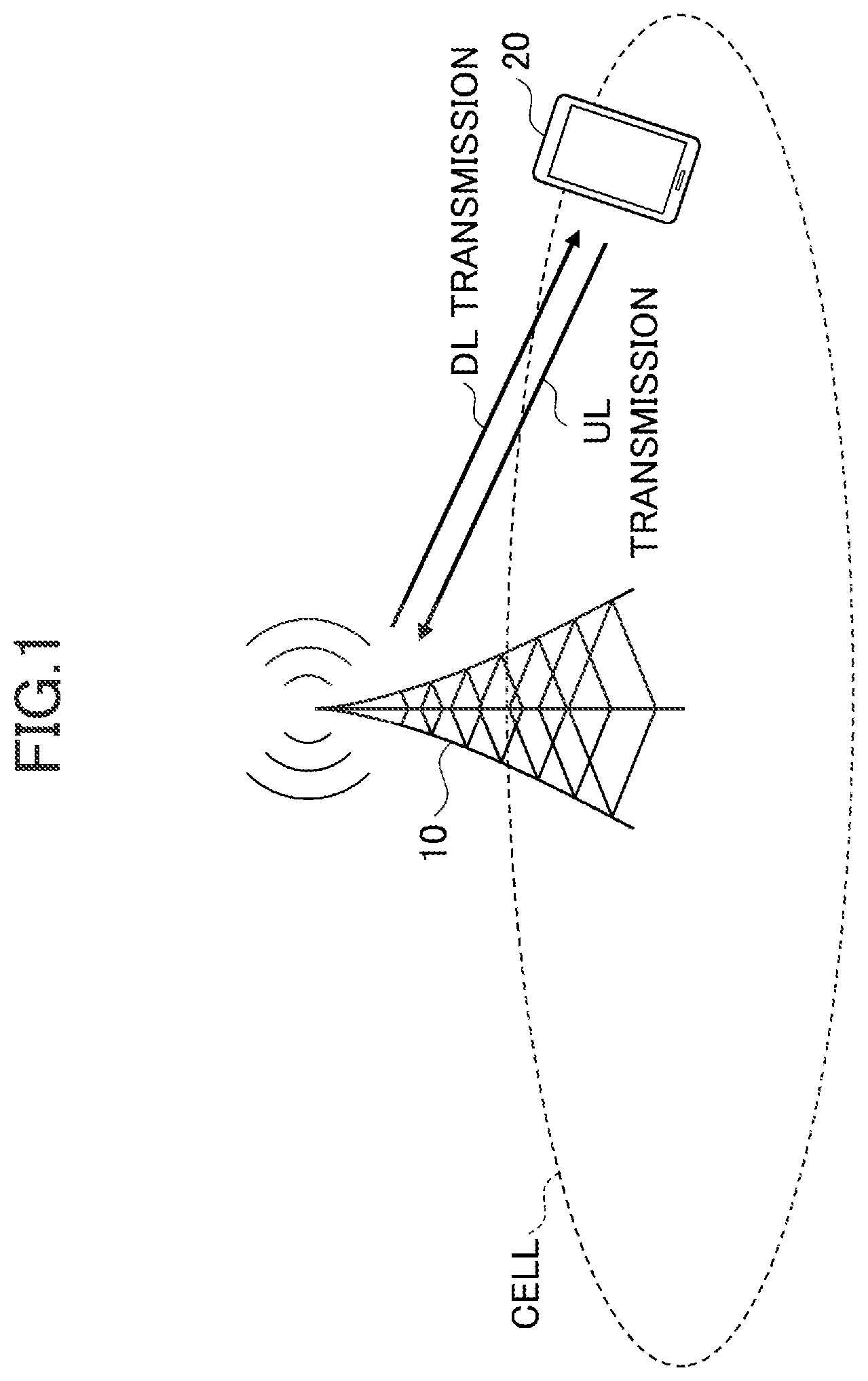 Patent US12309643 Figure 1 – Communication device and communication method for mobile communication based on quality of service (QoS)
