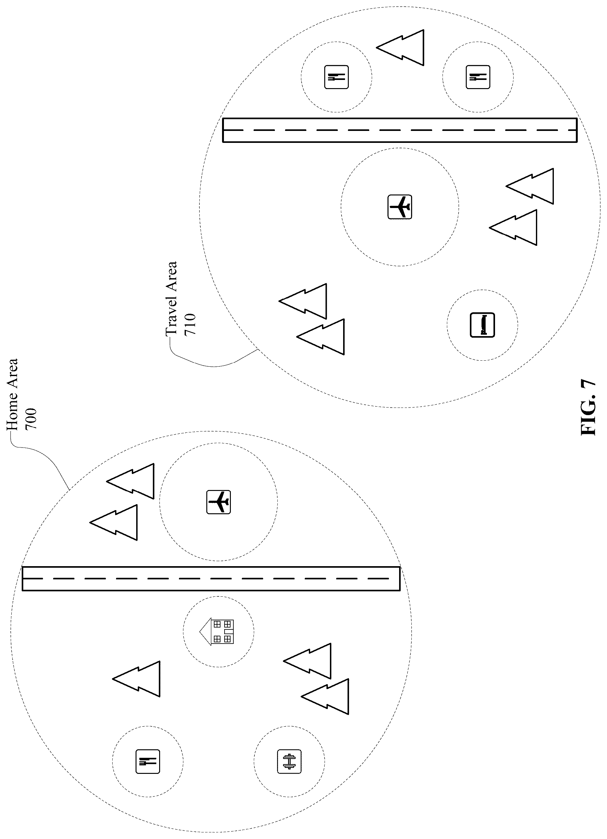 Patent US12309661 Figure 7 – Tracking device operation in safety-classified zone