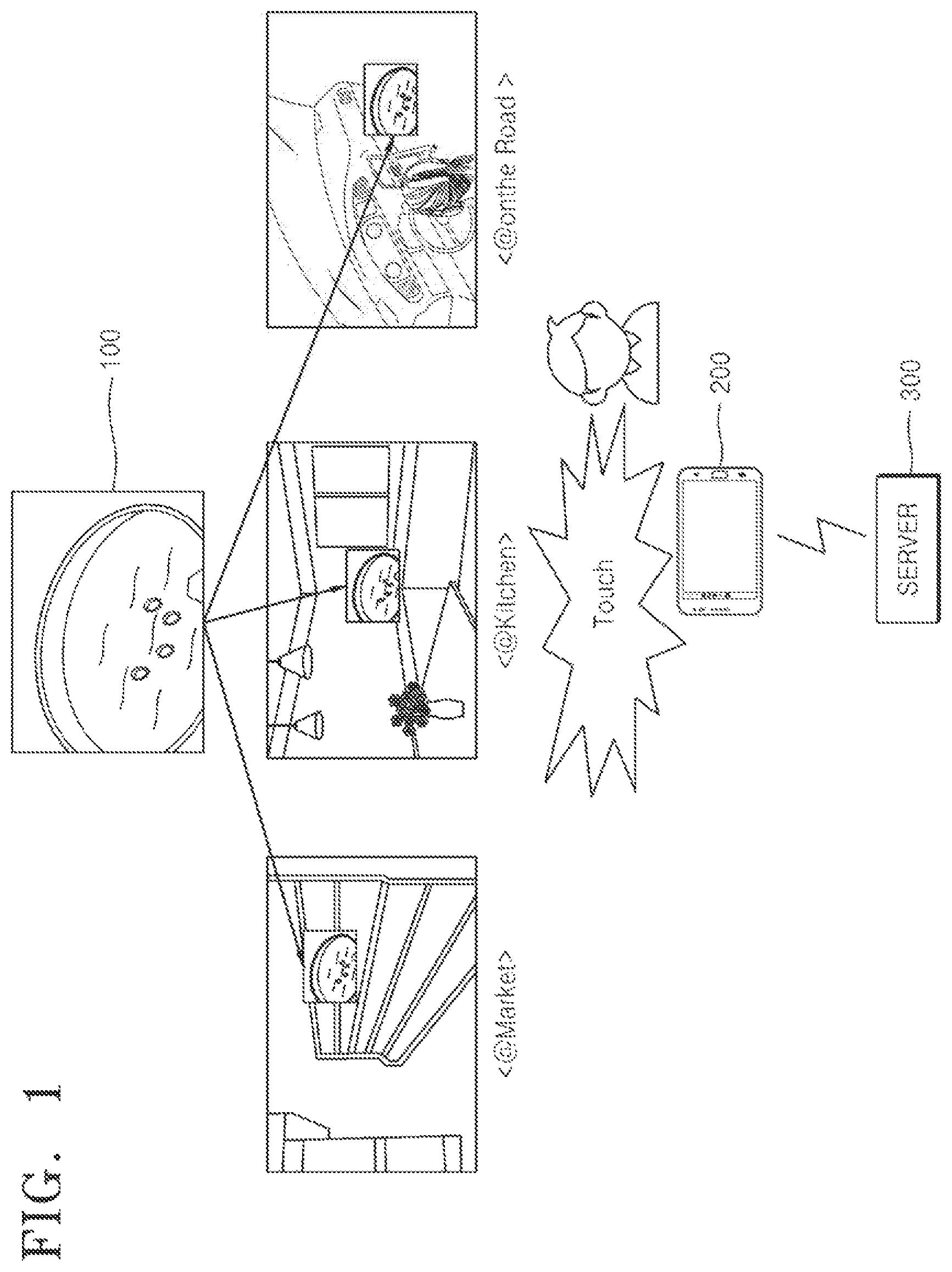 Patent US12309662 Figure 1 – System for and method of providing service related to object