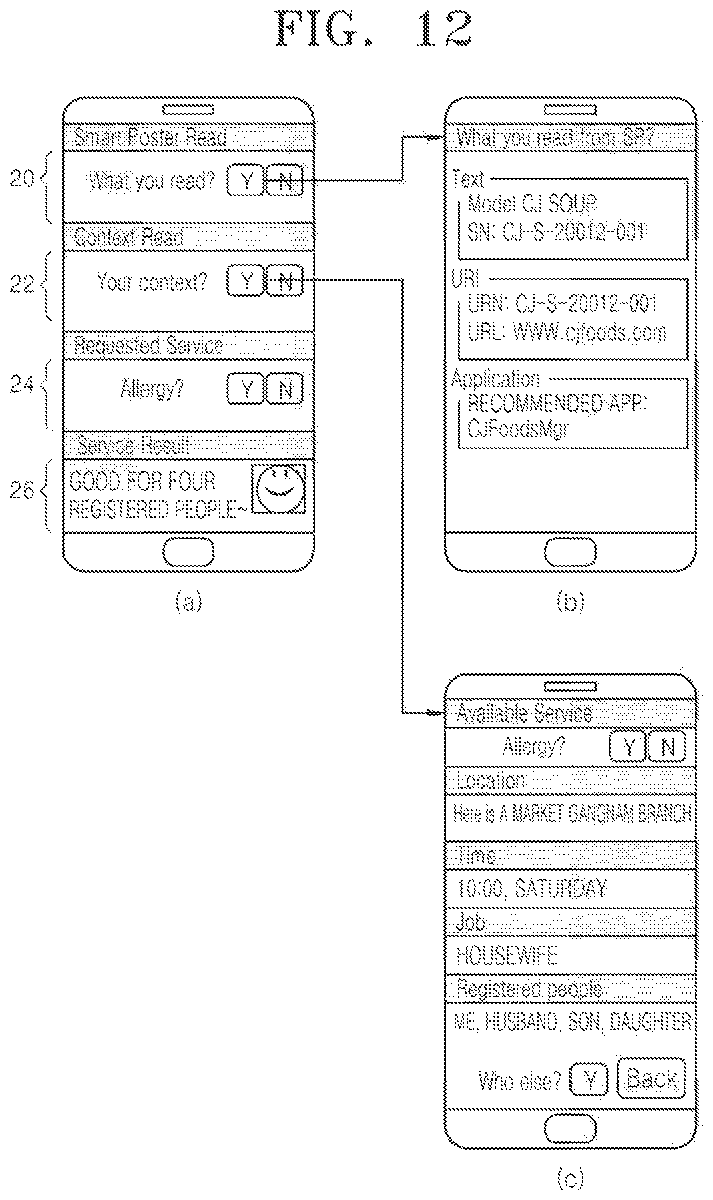 Patent US12309662 Figure 12 – System for and method of providing service related to object
