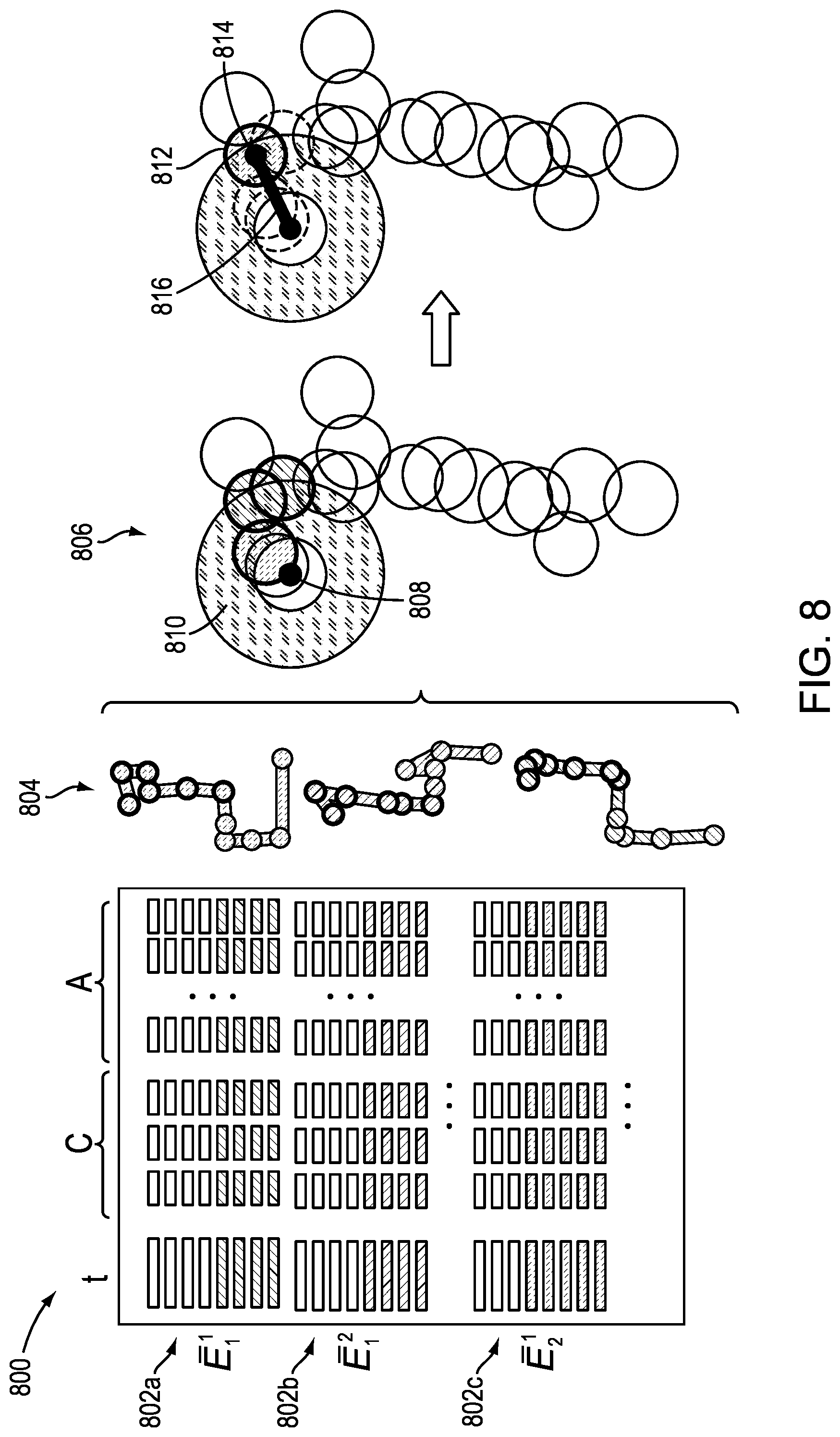 Patent US12309665 Figure 8 – Edge-enabled trajectory map generation