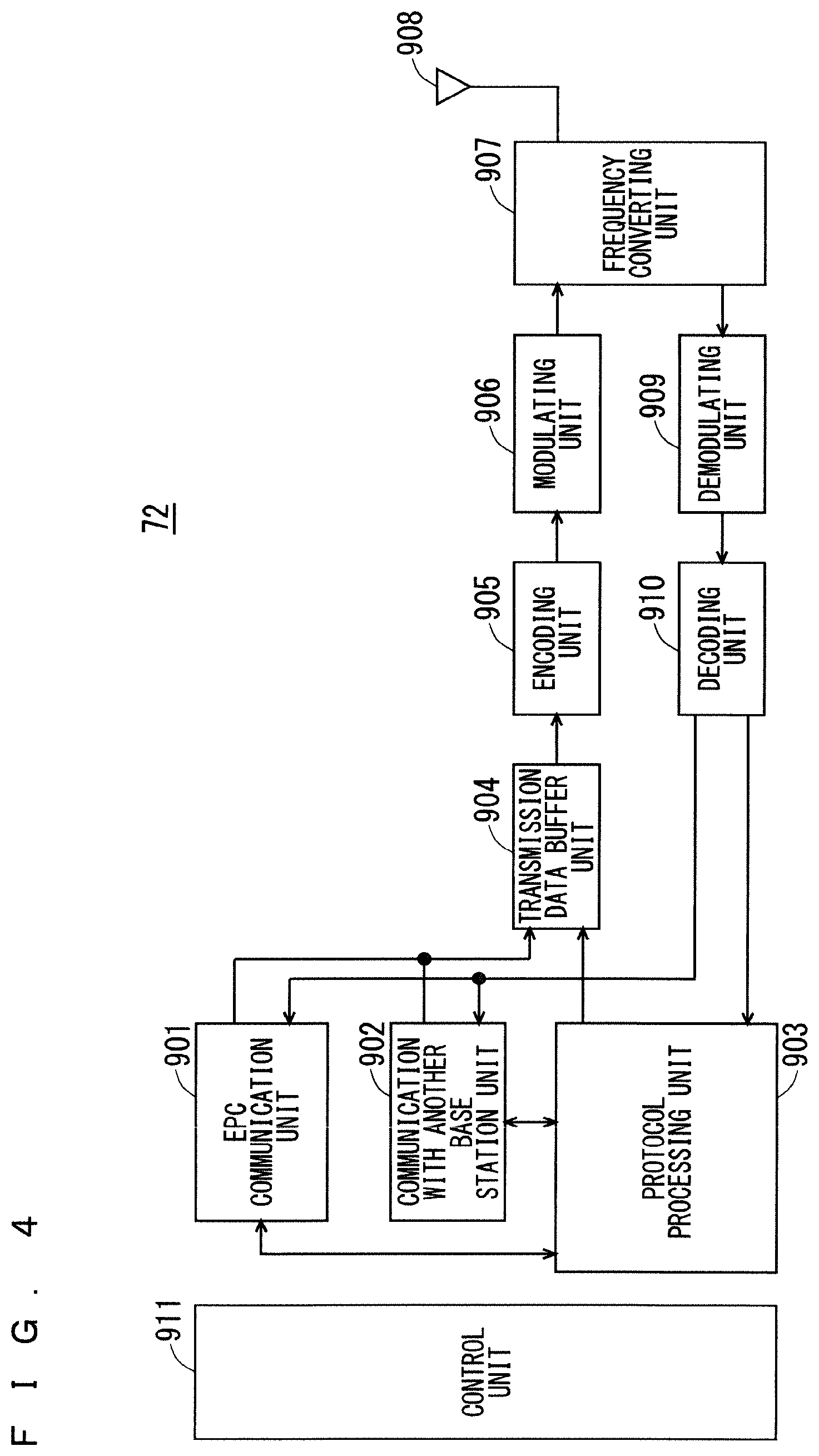 Patent US12309679 Figure 4 – Communication system