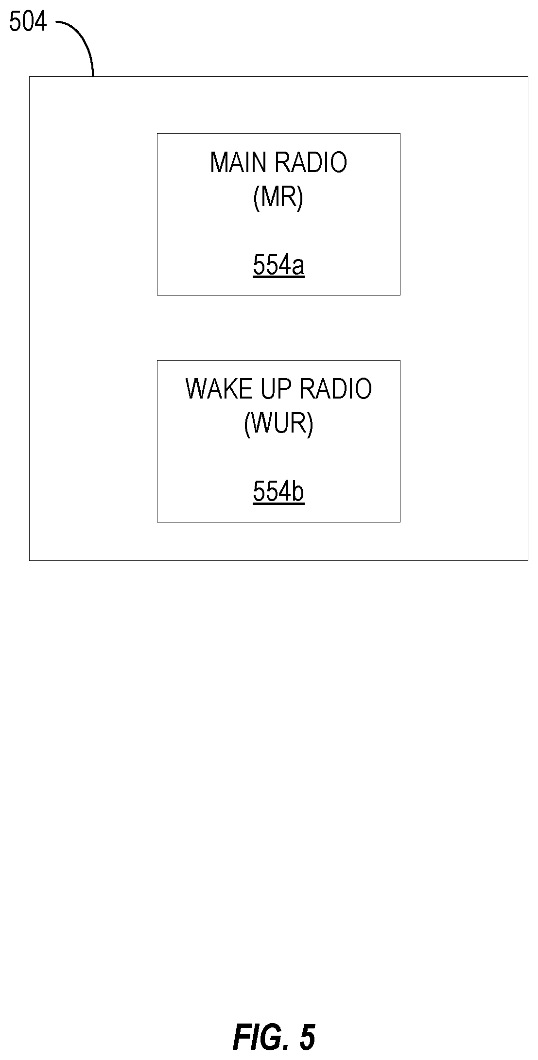 Patent US12309698 Figure 5 – Wakeup signal detection feedback