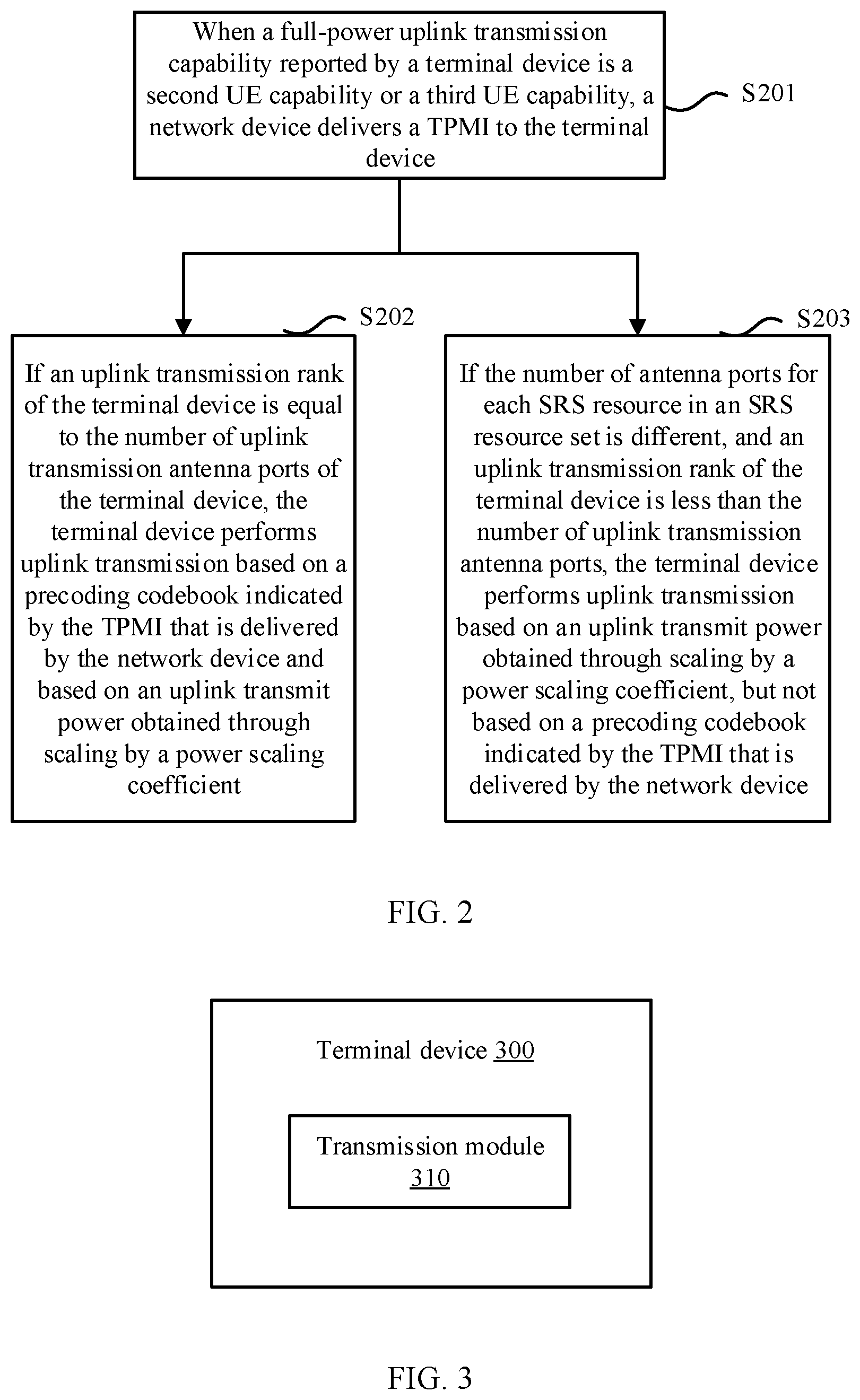 Patent US12309709 Figure 2 – Uplink full-power transmission method and device