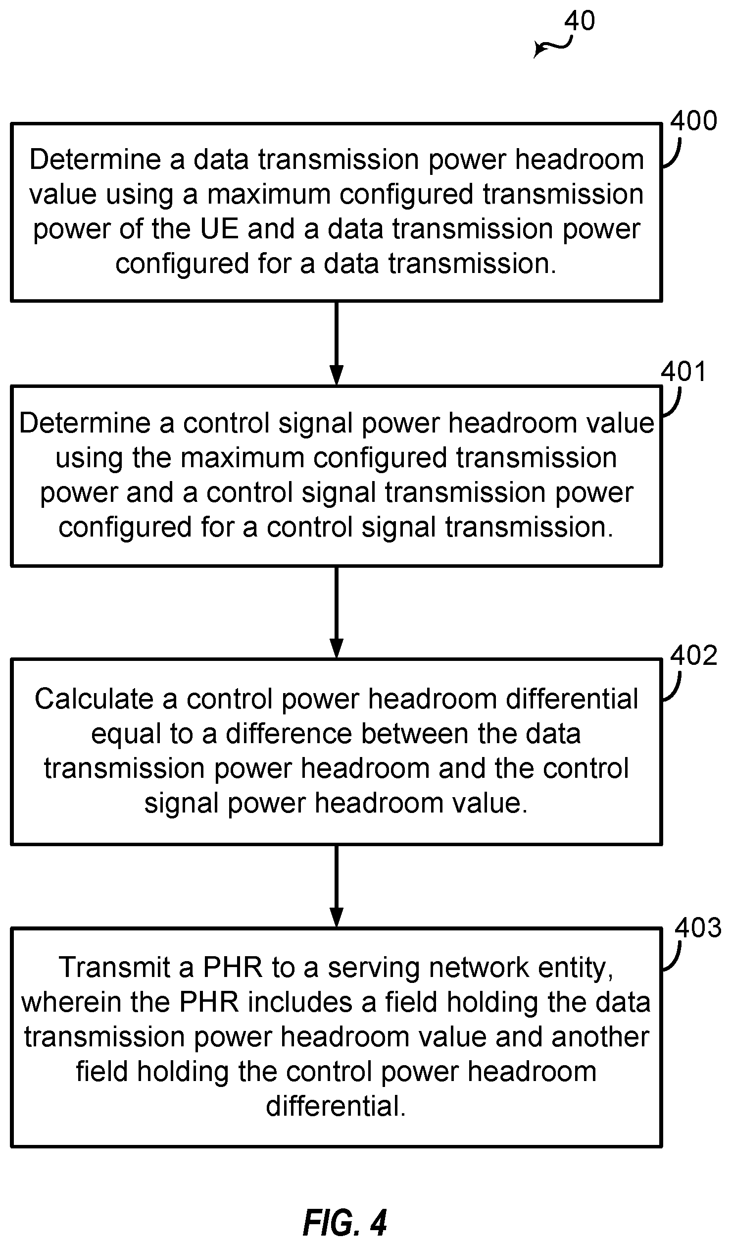 Patent US12309717 Figure 5 – Power headroom differential reporting