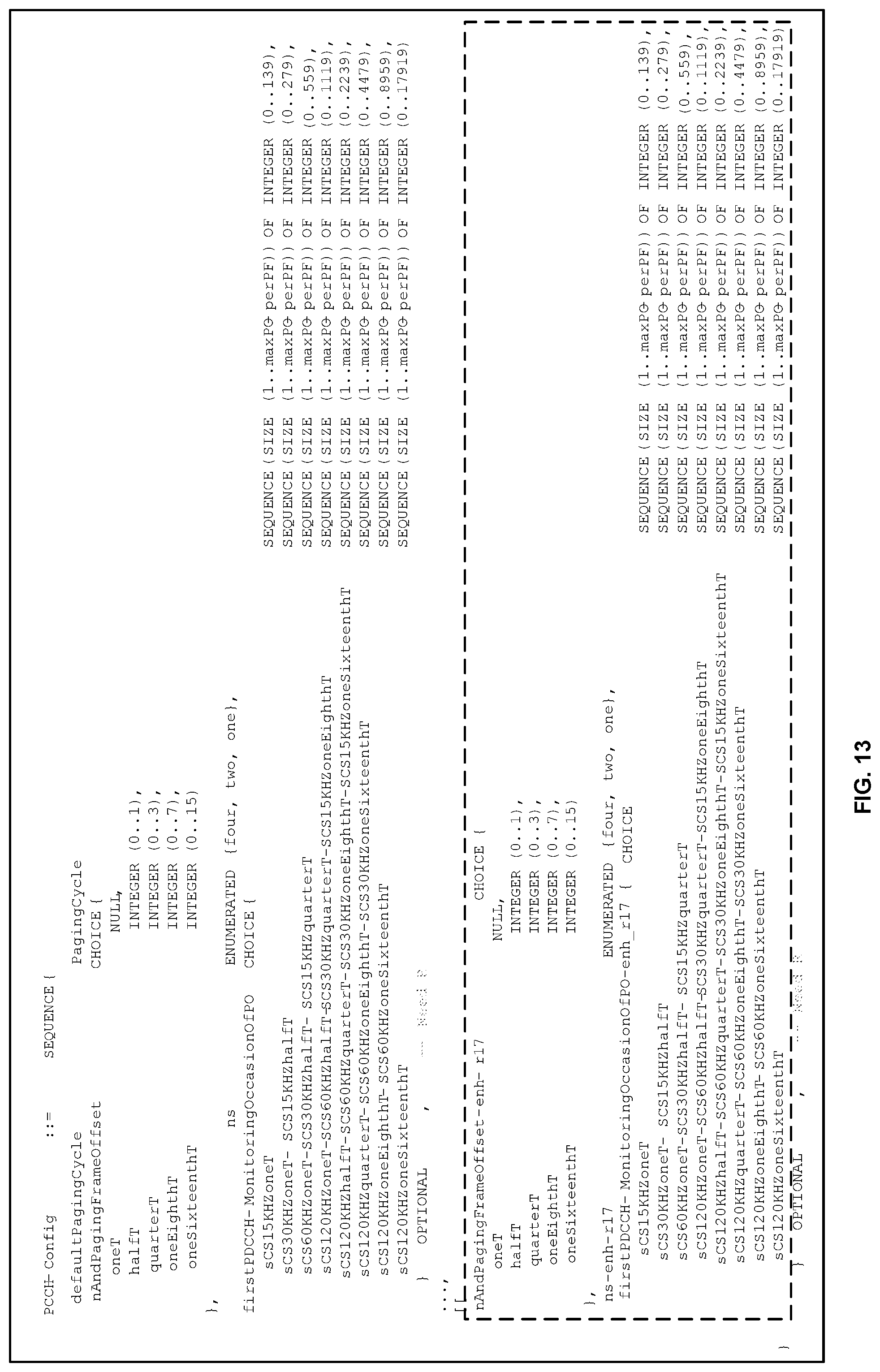 Patent US12309744 Figure 13 – Methods for flexible configuration of paging occasions