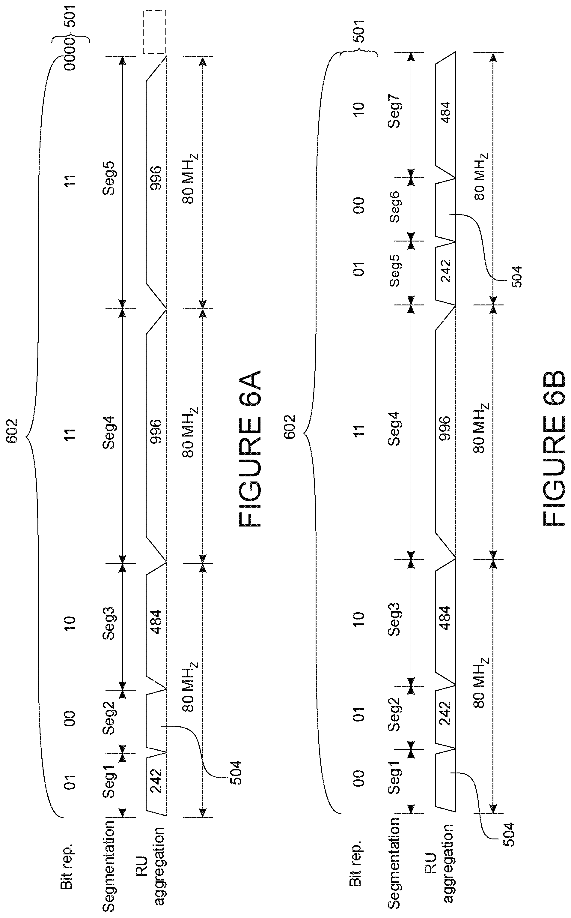 Patent US12309756 Figure 9 – Spectrum allocation for multiple resource units in a wireless network