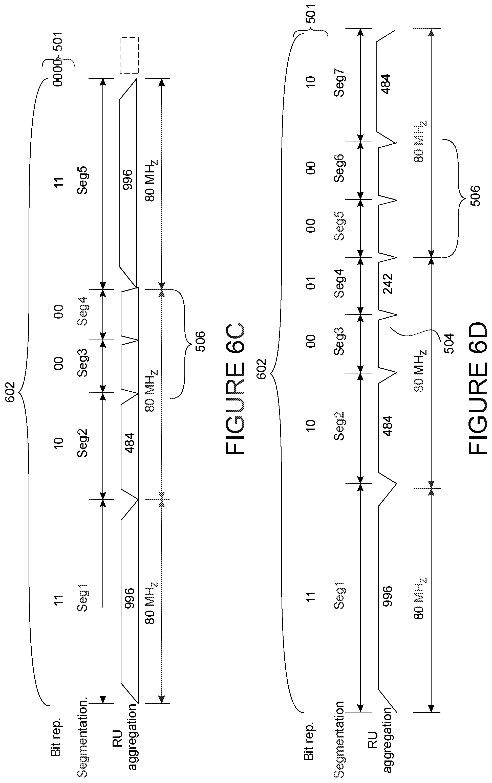 Patent US12309756 Figure 10 – Spectrum allocation for multiple resource units in a wireless network