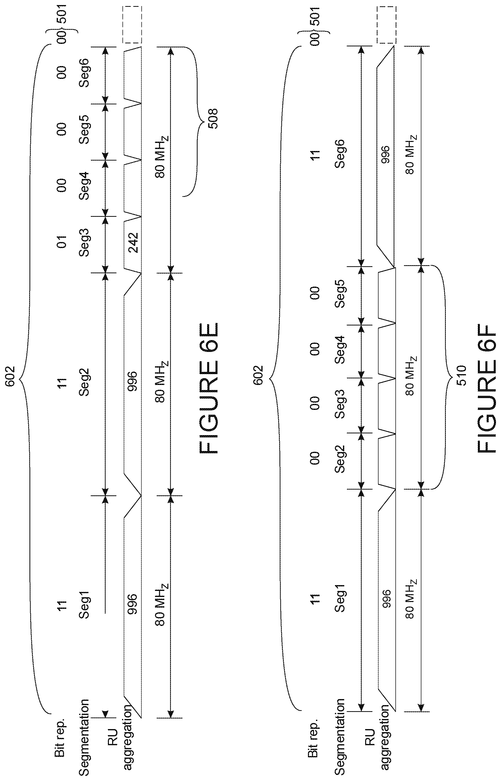 Patent US12309756 Figure 11 – Spectrum allocation for multiple resource units in a wireless network