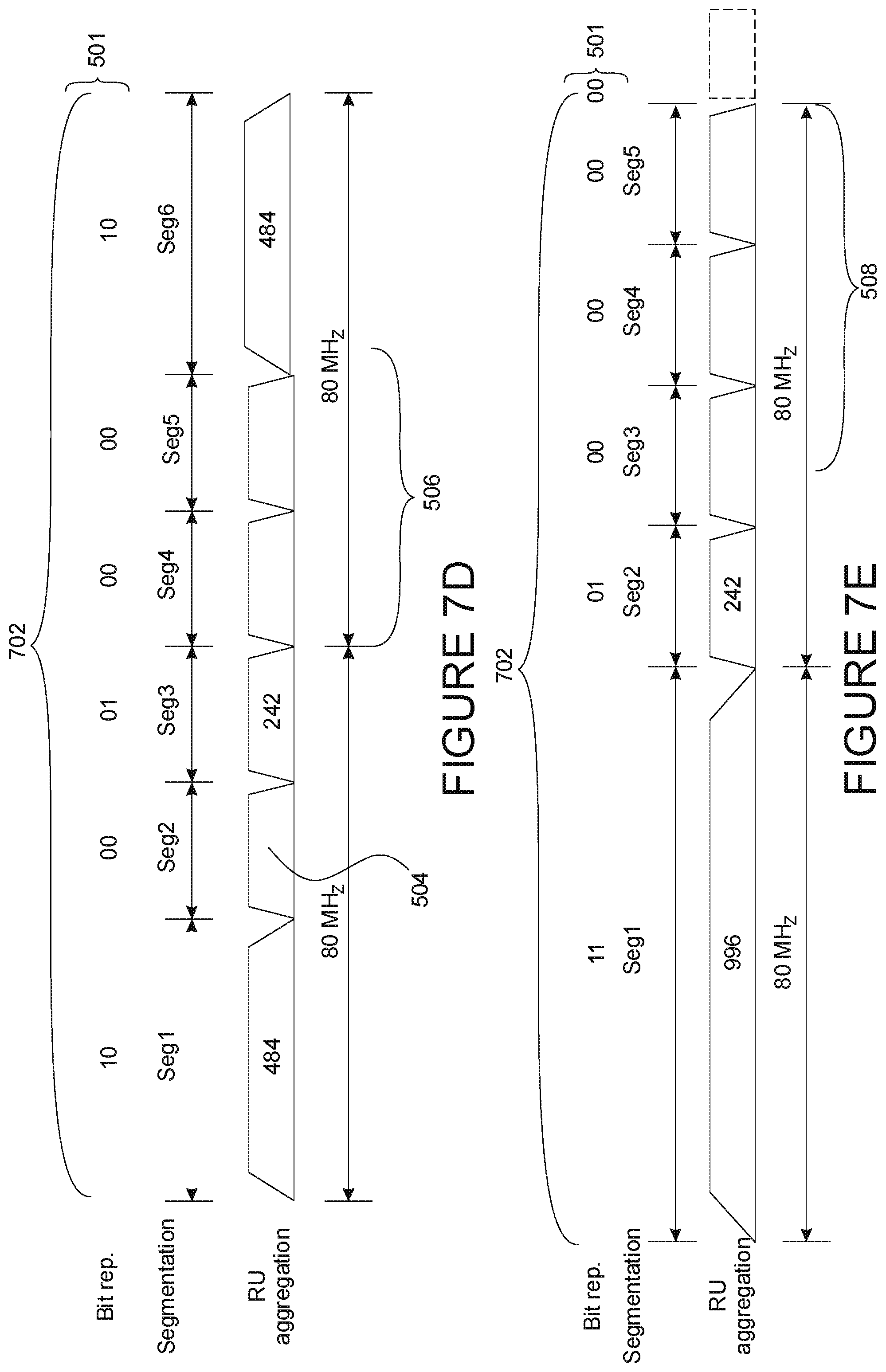 Patent US12309756 Figure 14 – Spectrum allocation for multiple resource units in a wireless network
