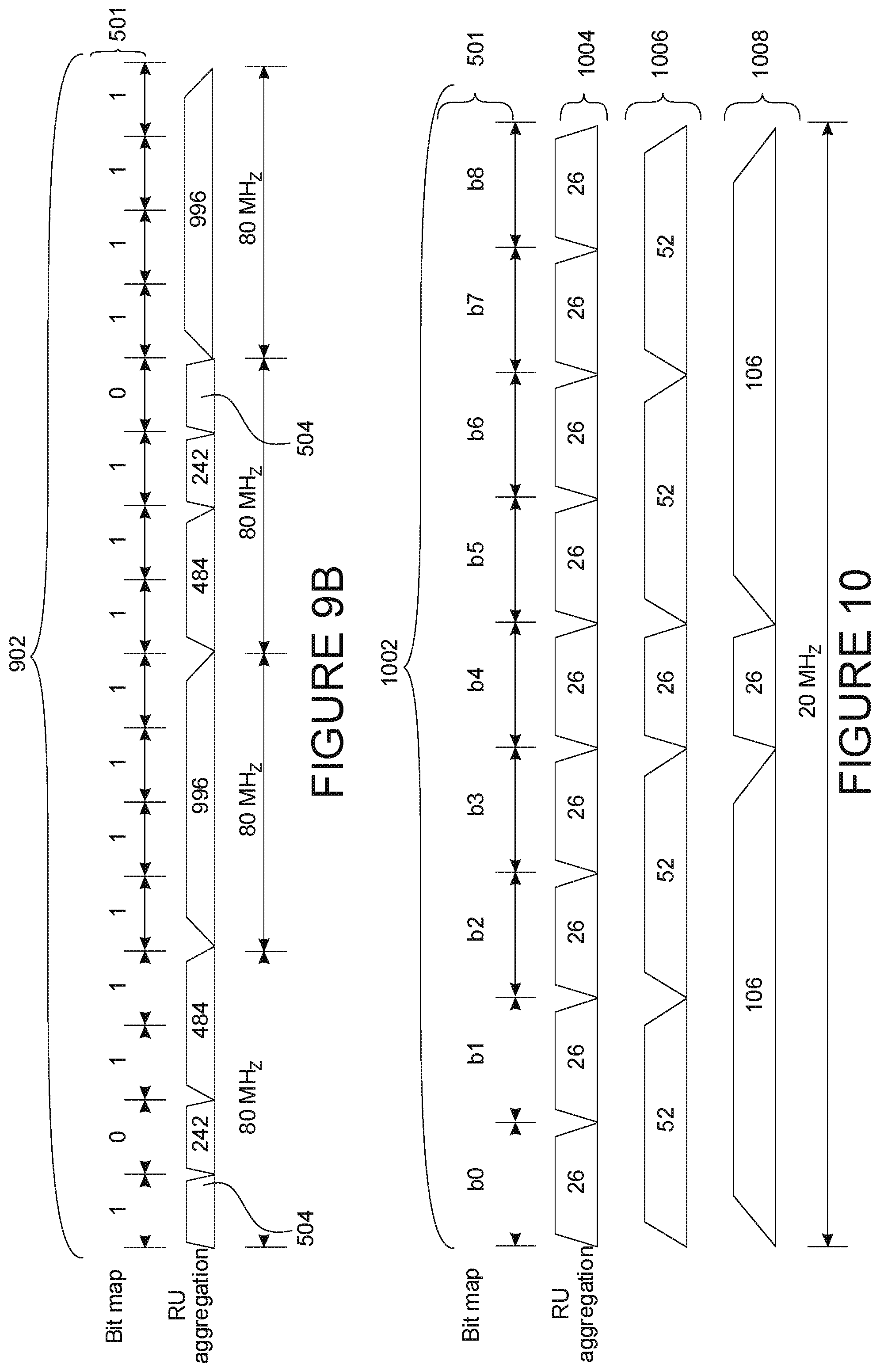 Patent US12309756 Figure 17 – Spectrum allocation for multiple resource units in a wireless network