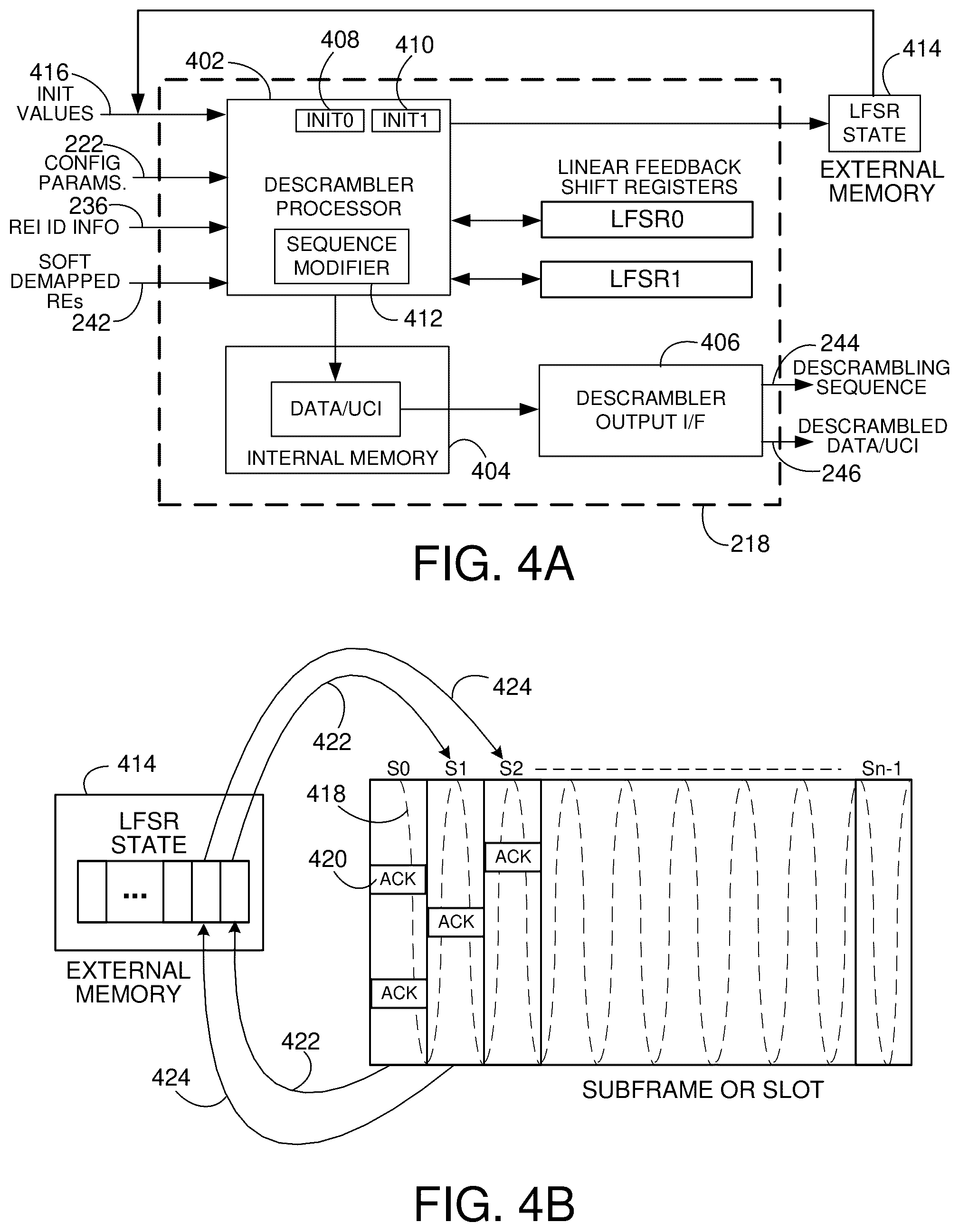 Patent US12309764 Figure 4 – Methods and apparatus for combining received uplink transmissions