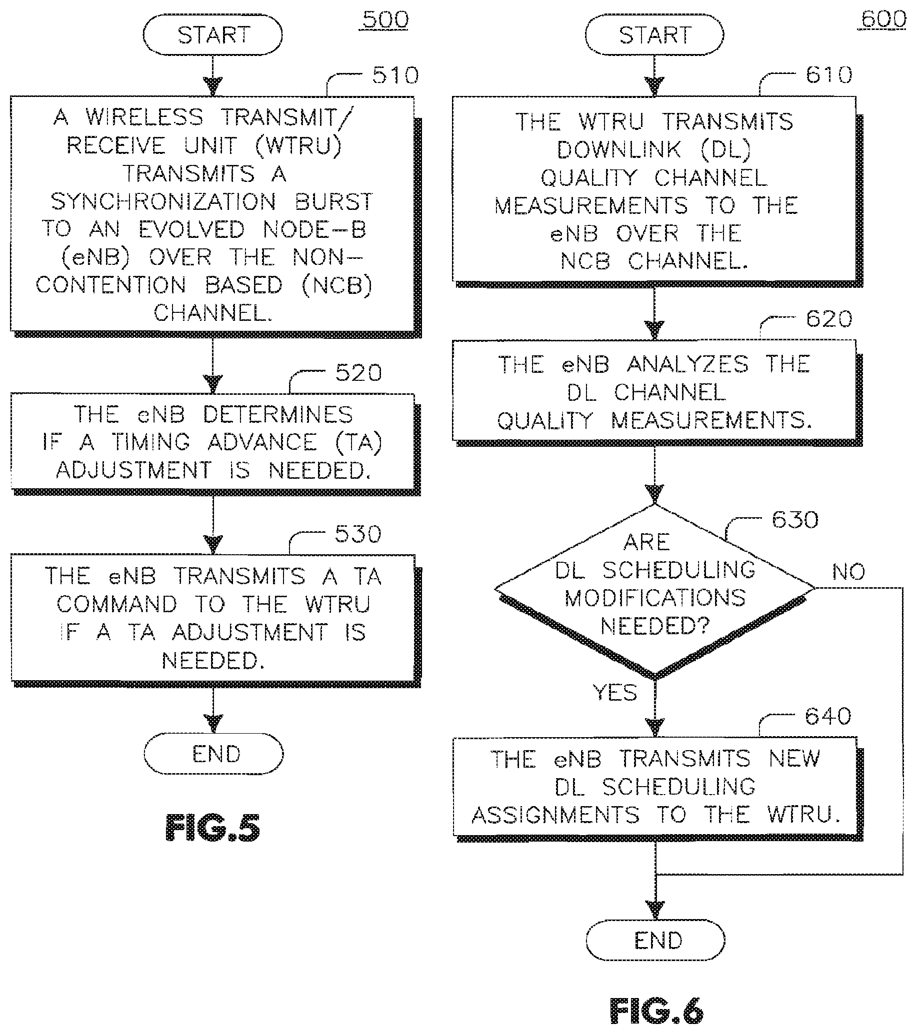 Patent US12309790 Figure 5 – Method and apparatus for providing and utilizing a non-contention based channel in a wireless communication system