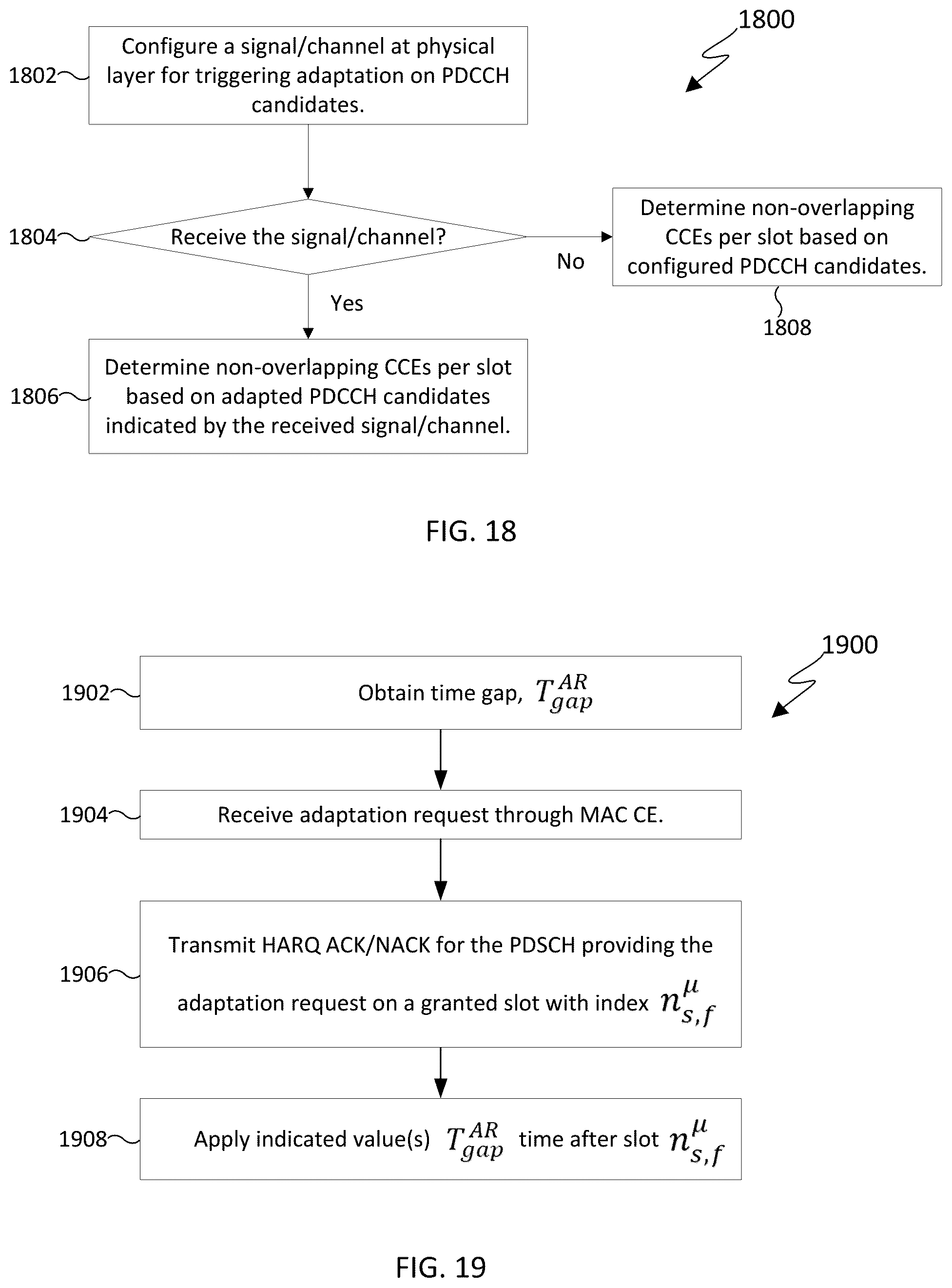 Patent US12309806 Figure 14 – Determination of search space sets for physical downlink control channel (PDCCH) monitoring