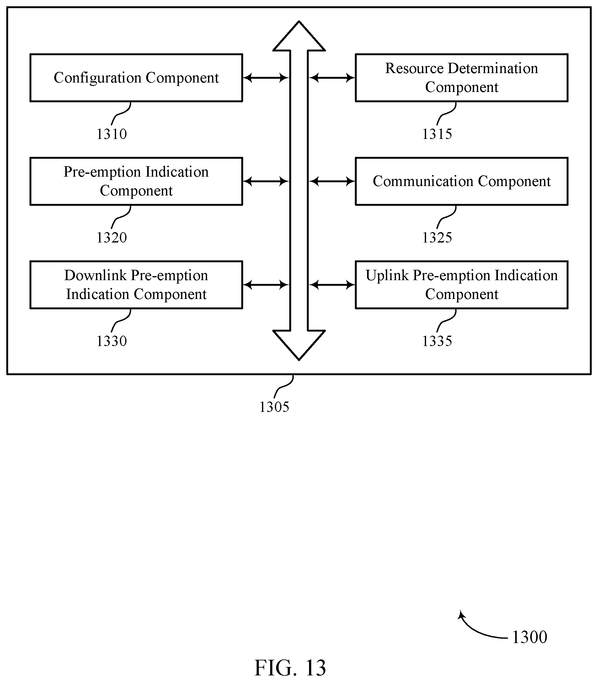 Patent US12309817 Figure 13 – Pre-emption indication for full duplex communications
