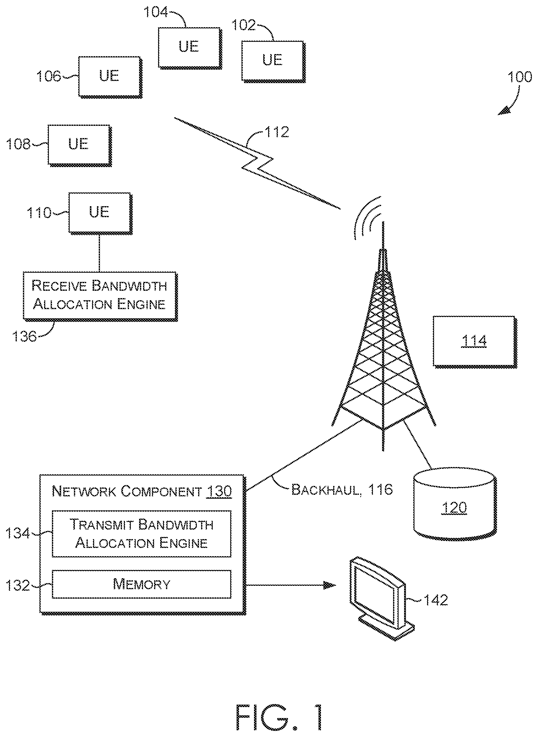 Patent US12309818 — Eliminating overlapping spectrum interference using orthogonal codes — Figure 1