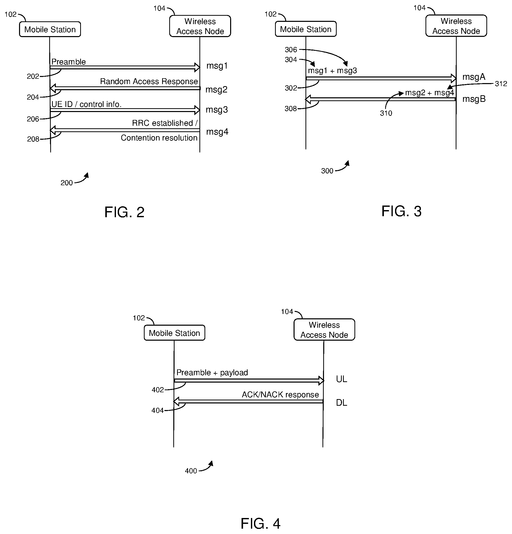 Patent US12309846 Figure 2 – Wireless communication with conflict avoidance