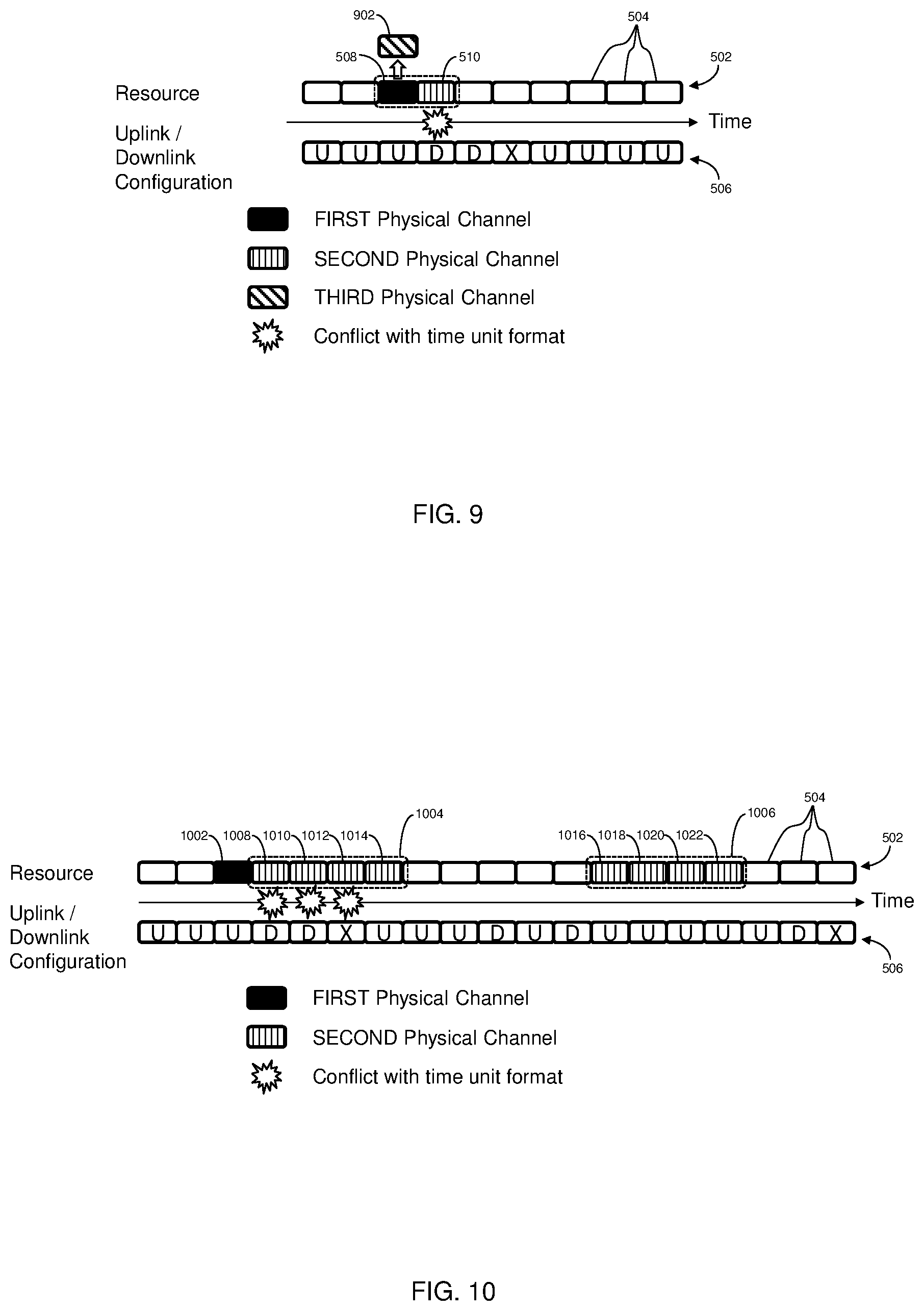 Patent US12309846 Figure 5 – Wireless communication with conflict avoidance