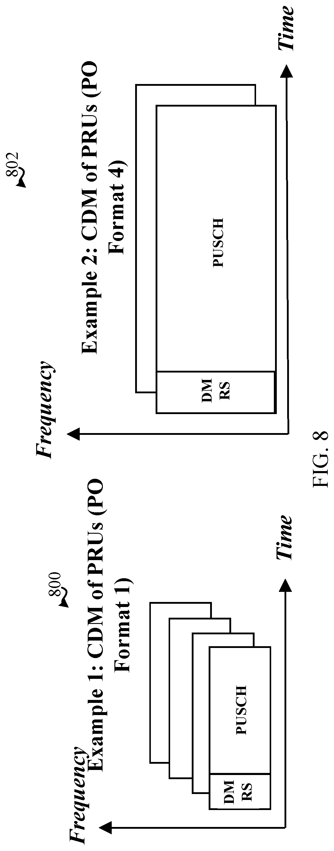 Patent US12309851 Figure 8 – Techniques for selecting random access preambles and payload formats in wireless communications