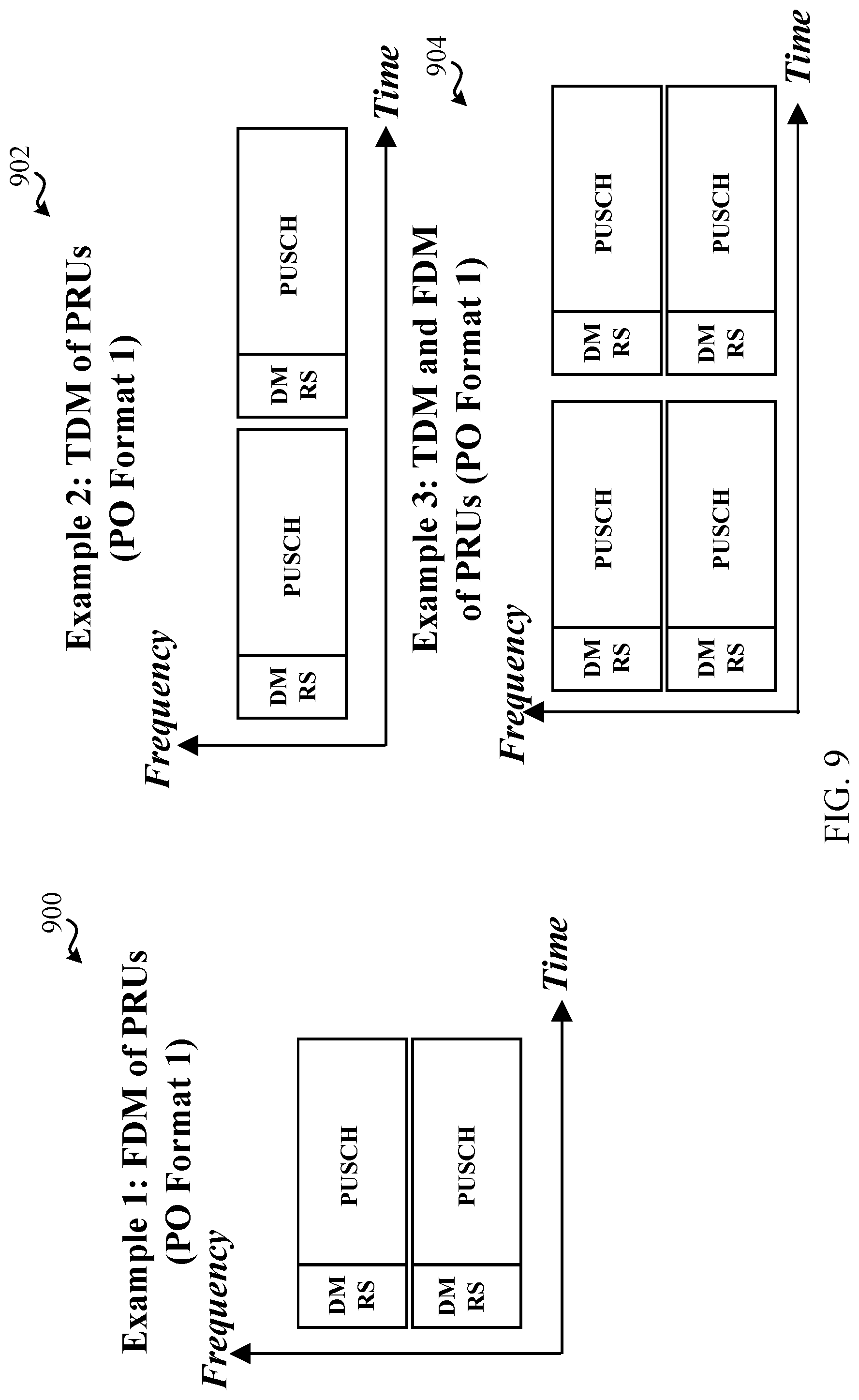 Patent US12309851 Figure 9 – Techniques for selecting random access preambles and payload formats in wireless communications