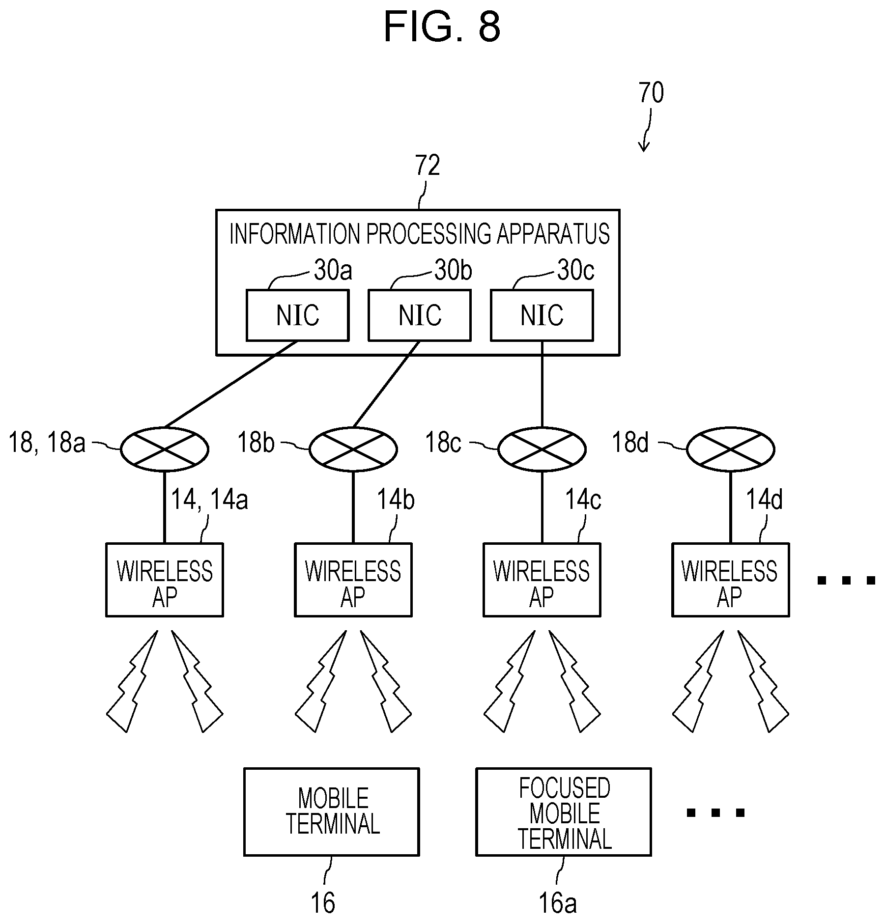 Patent US12309854 Figure 7 – Information processing system, apparatus, and non-transitory computer readable medium storing program for managing and using connection record list for connection