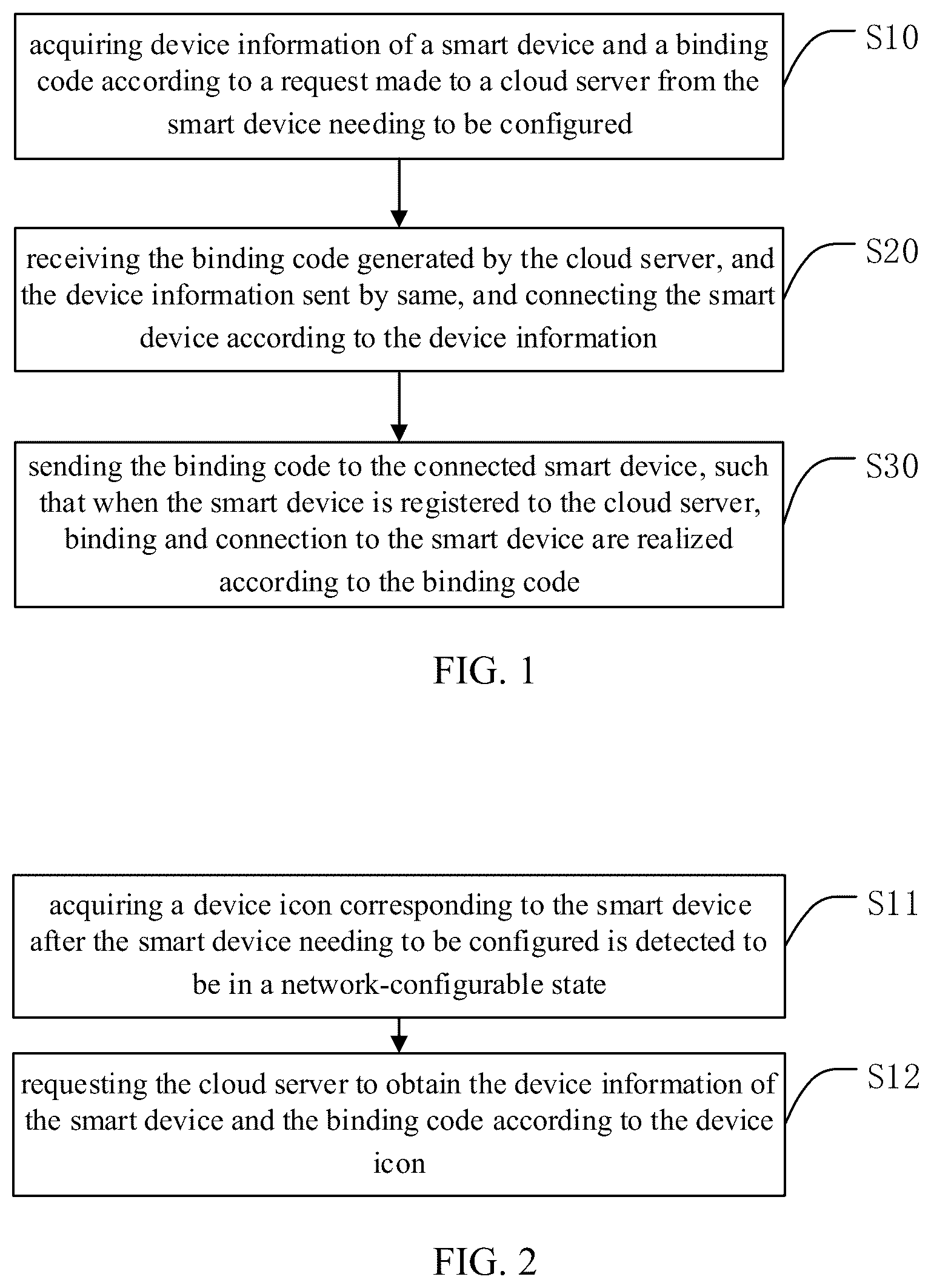 Patent US12309856 Figure 1 – Binding method and system for device network configuration, and mobile terminal and storage medium