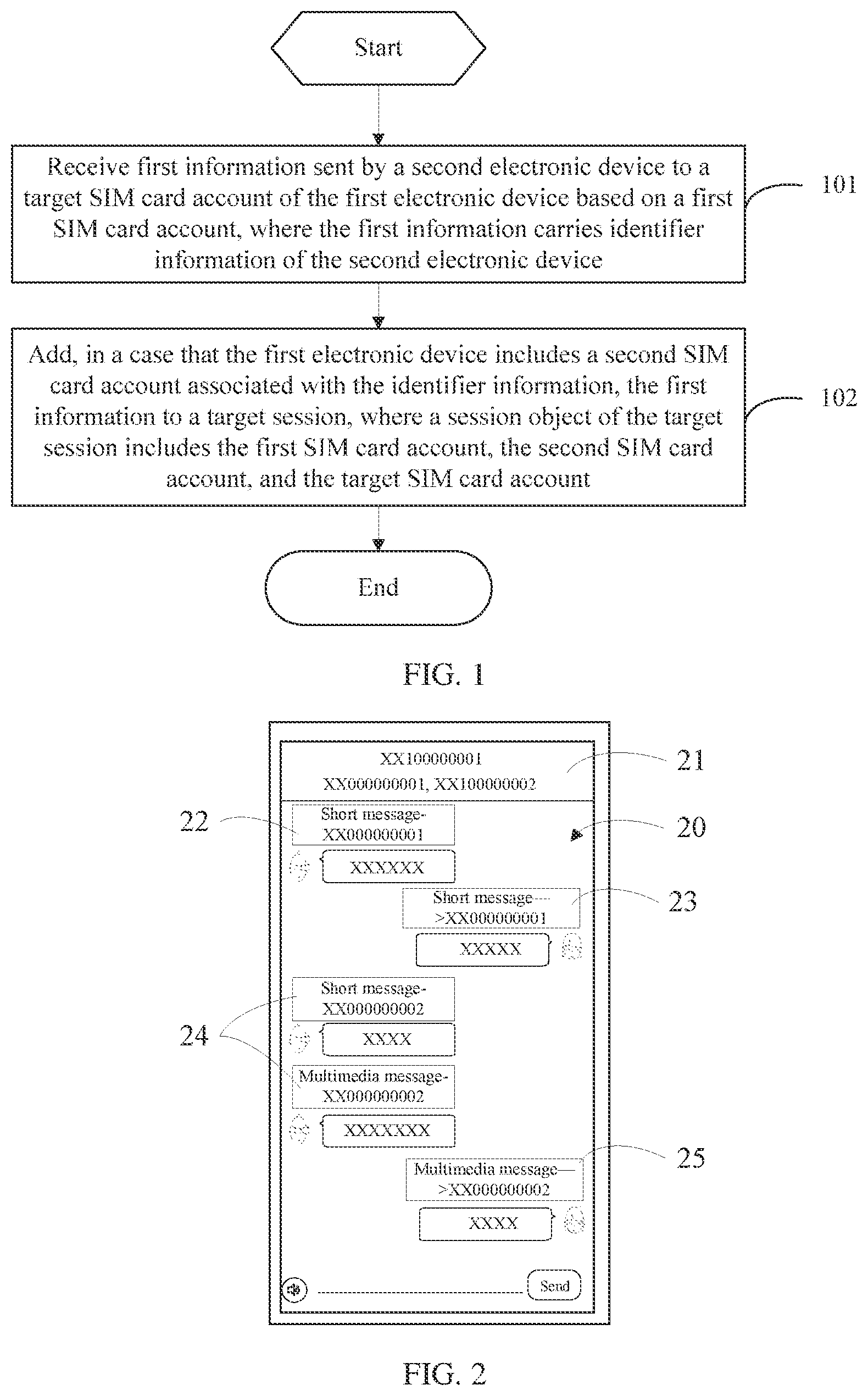 Patent US12309857 Figure 1 – Session information processing method, and electronic device