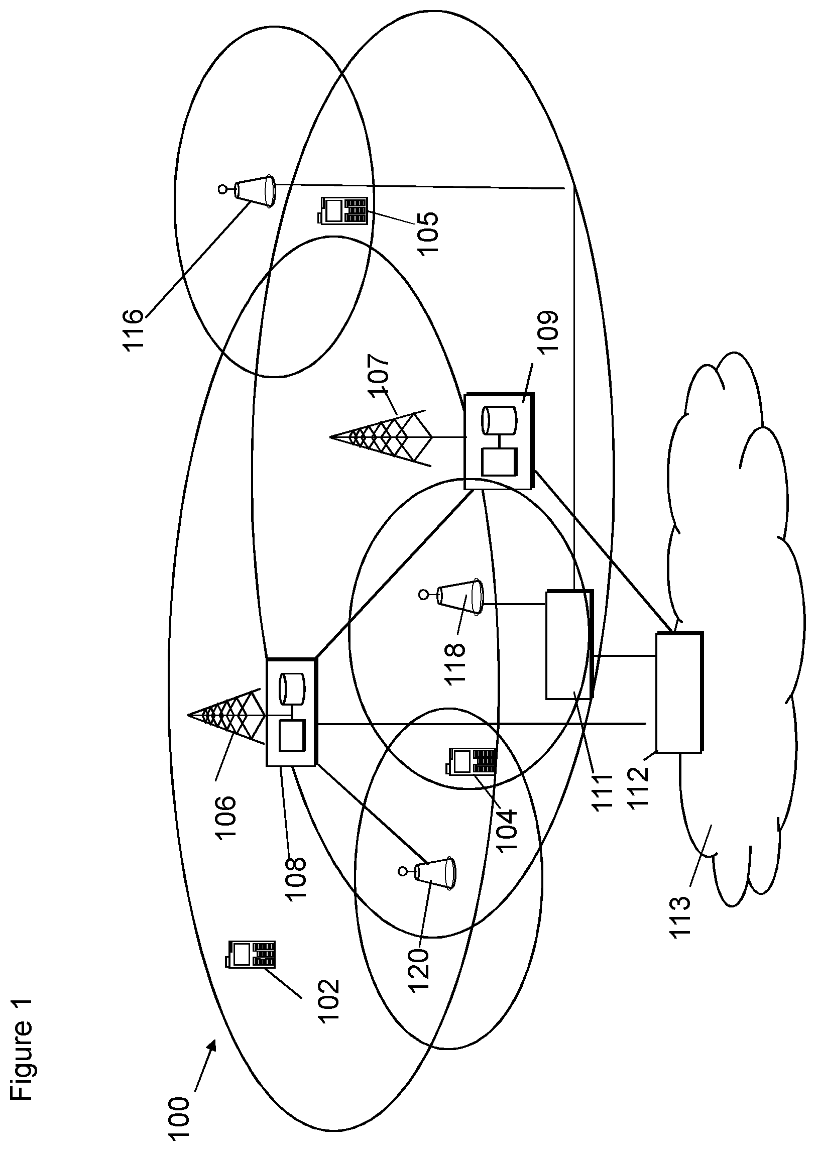 Patent US12309876 Figure 1 – Communication system