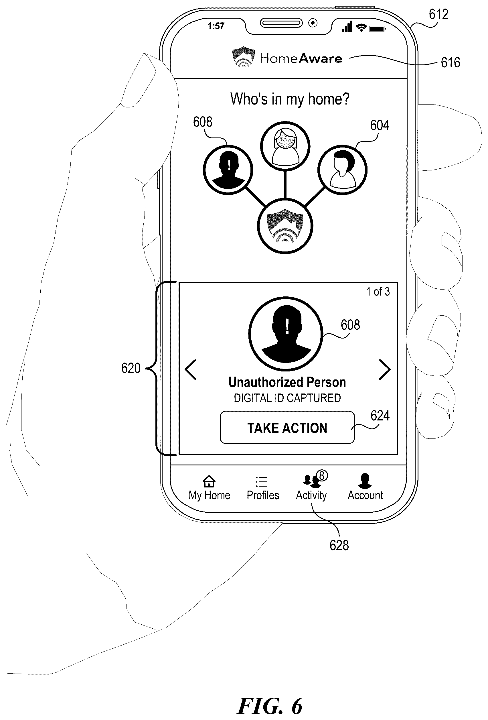 Patent US12309878 Figure 6 – Electronic device identification using emitted electromagnetic signals