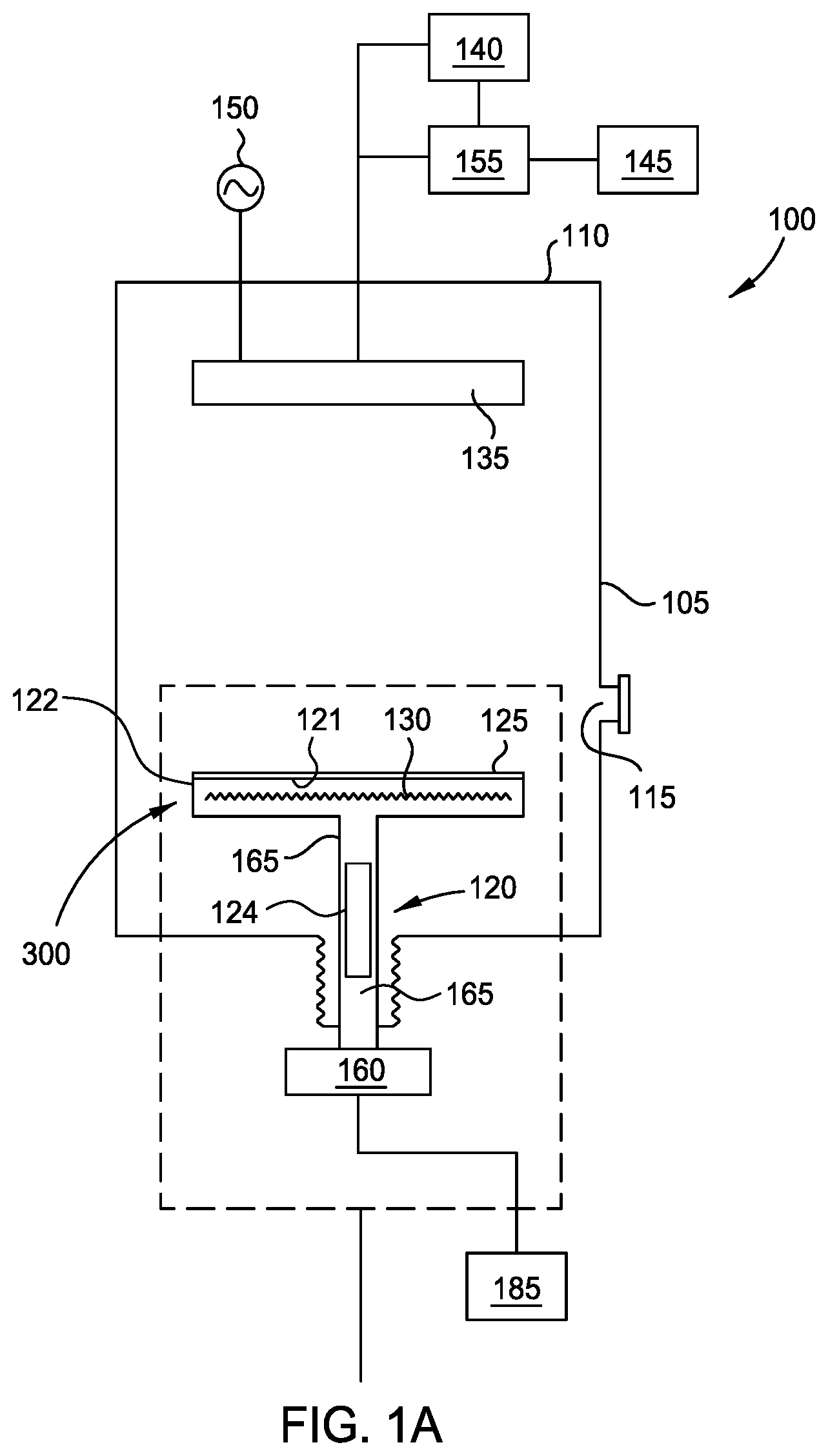 Patent US12309888 Figure 1 – Heated substrate support
