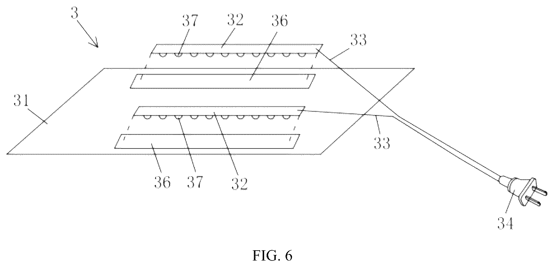 Patent US12309890 Figure 6 – Heating structure and a heating device applying it