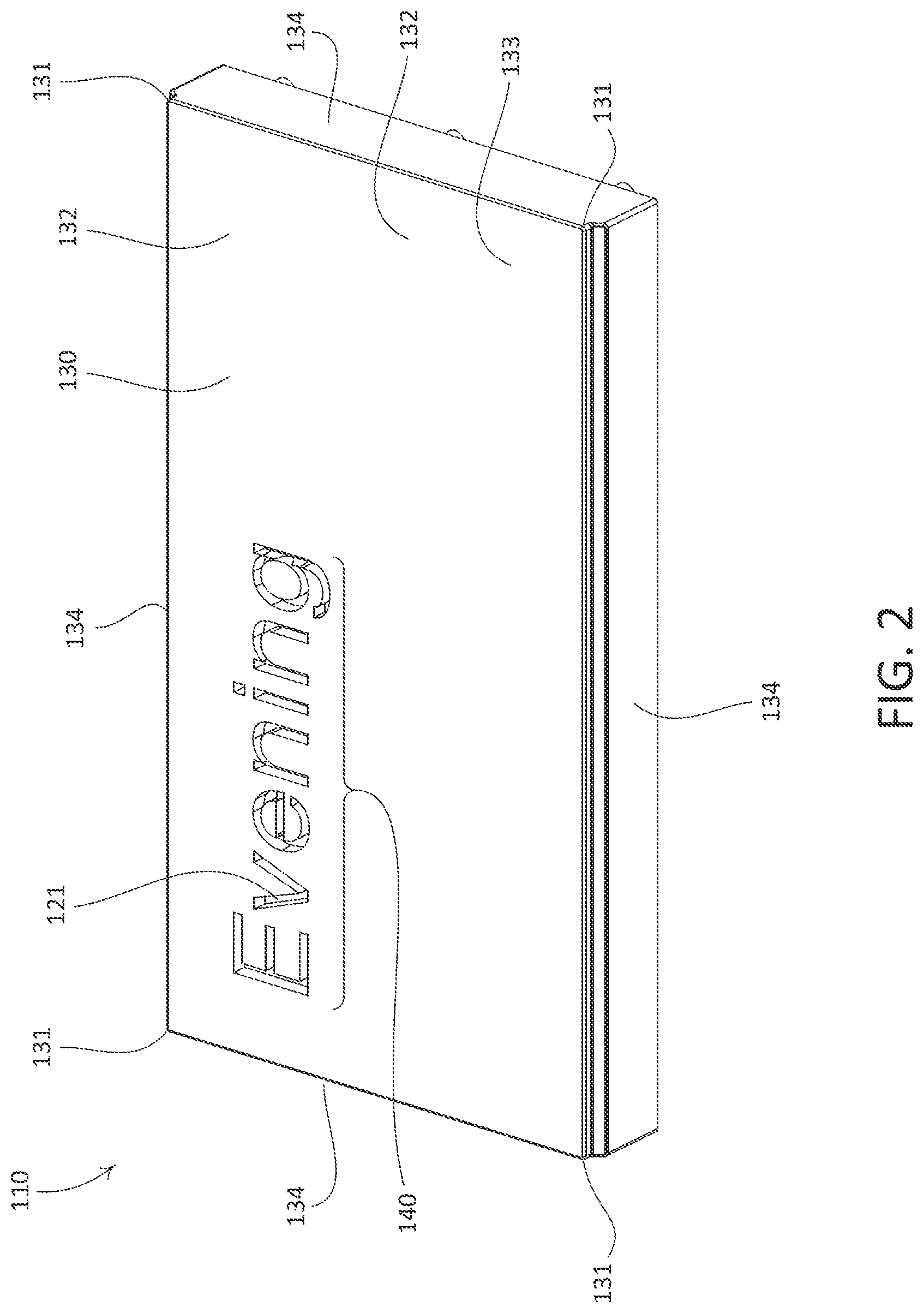 Patent US12309901 Figure 2 – Control device having buttons with metallic surfaces and backlit indicia