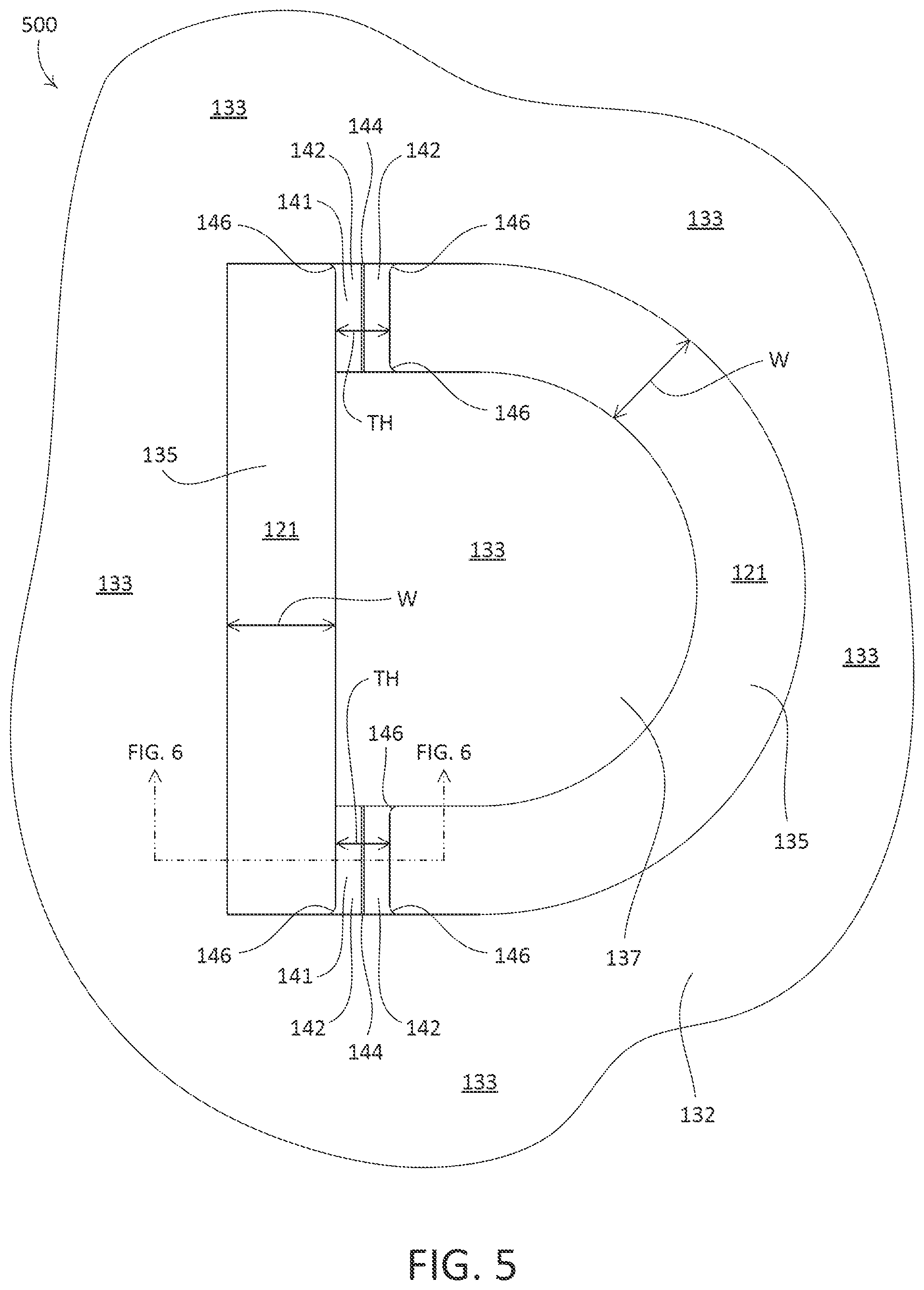 Patent US12309901 Figure 4 – Control device having buttons with metallic surfaces and backlit indicia