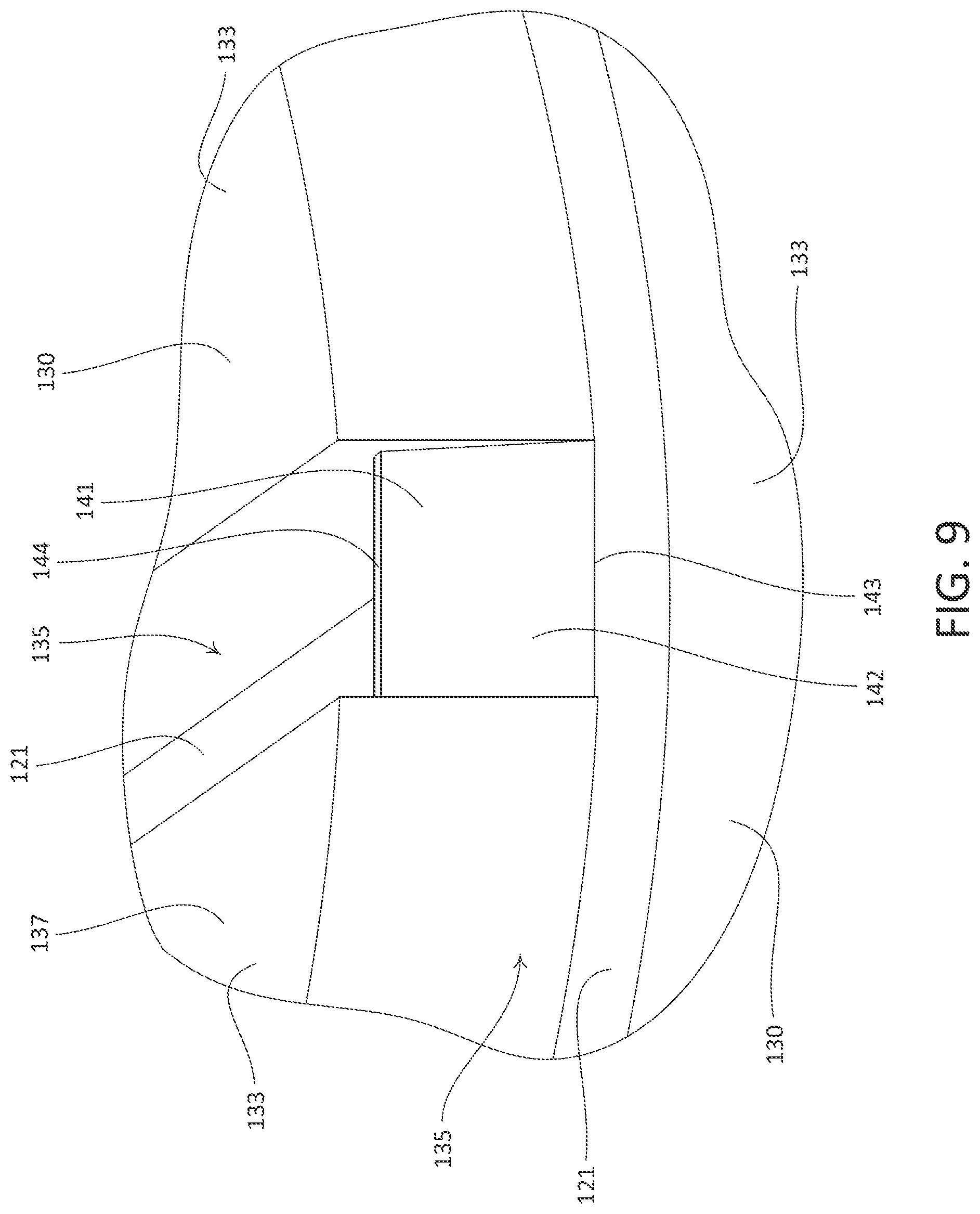 Patent US12309901 Figure 7 – Control device having buttons with metallic surfaces and backlit indicia