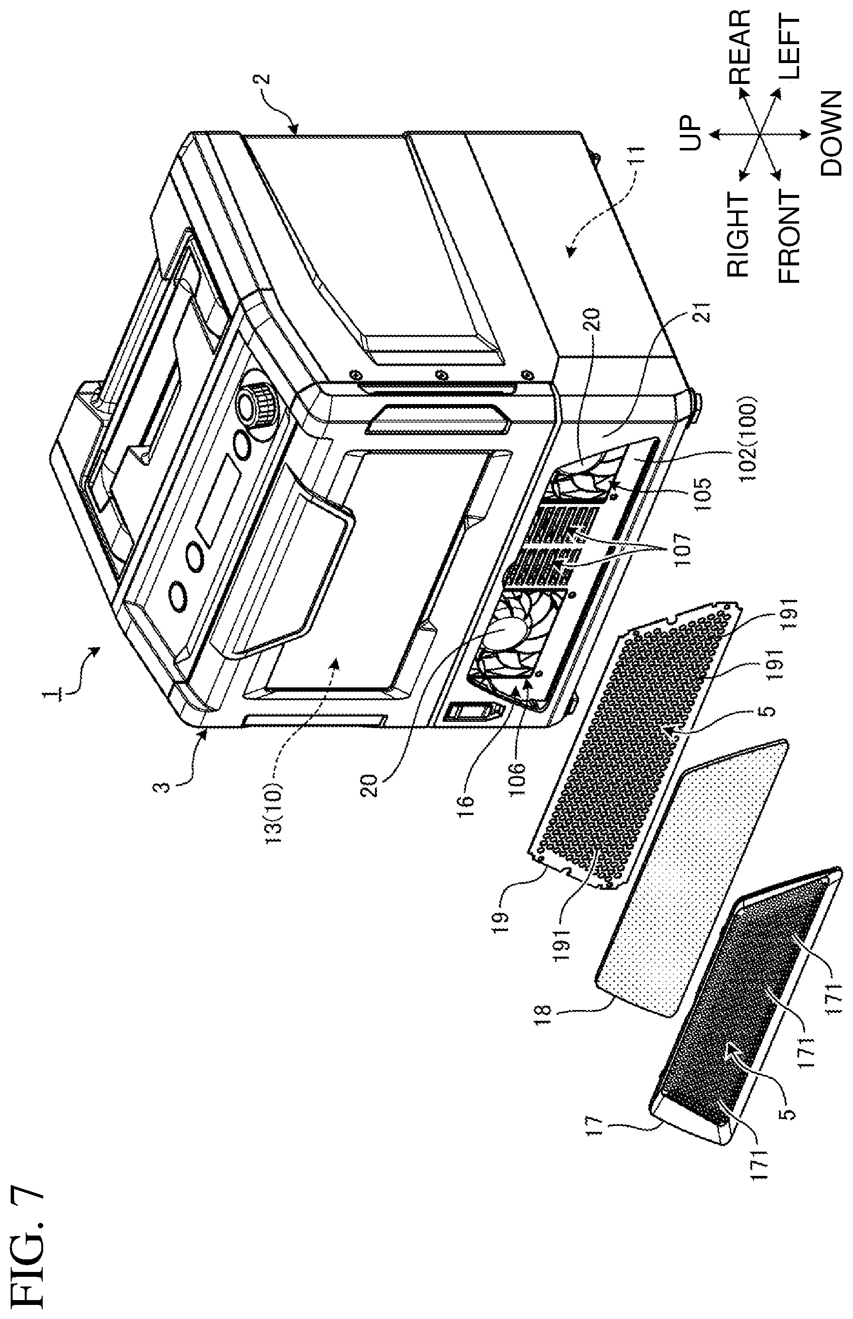 Patent US12309906 Figure 7 – Microwave oven