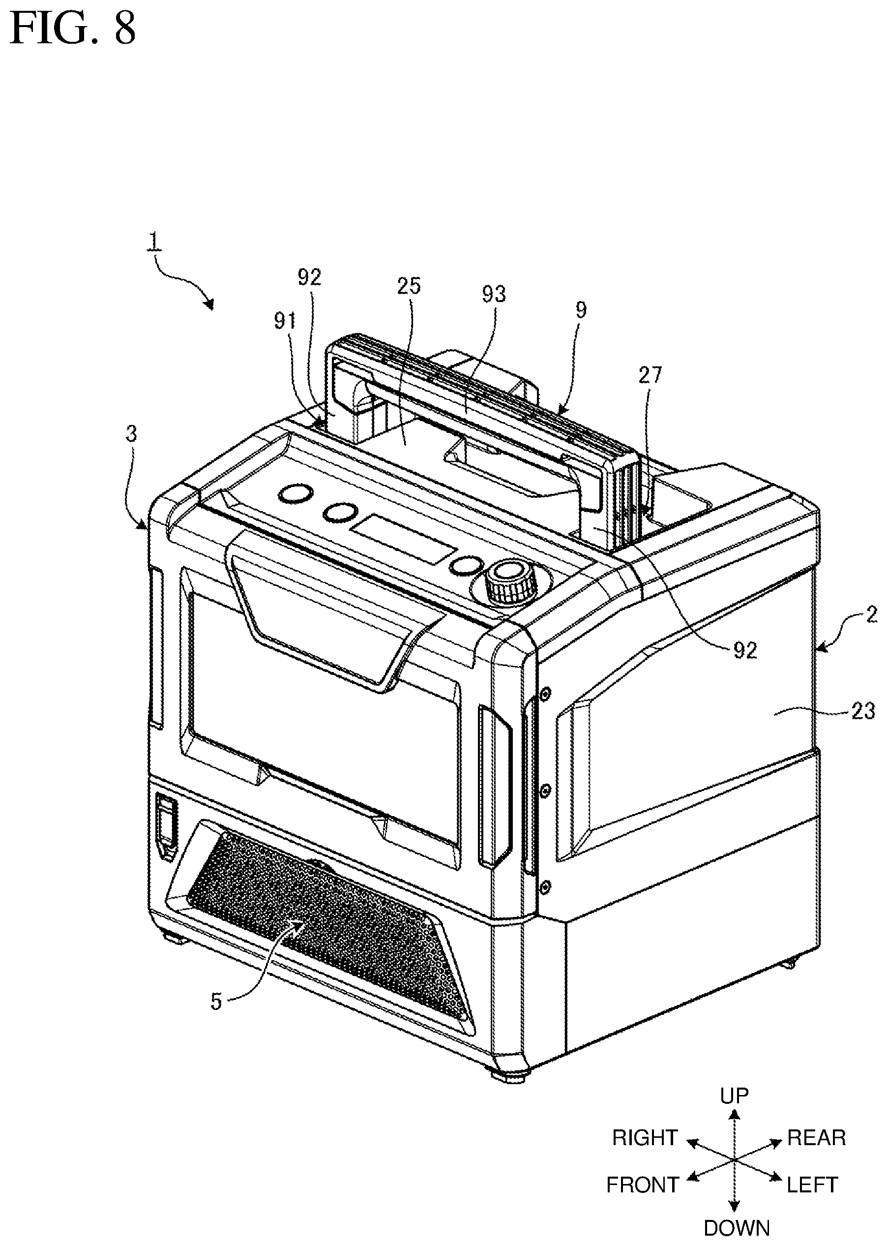 Patent US12309906 Figure 8 – Microwave oven