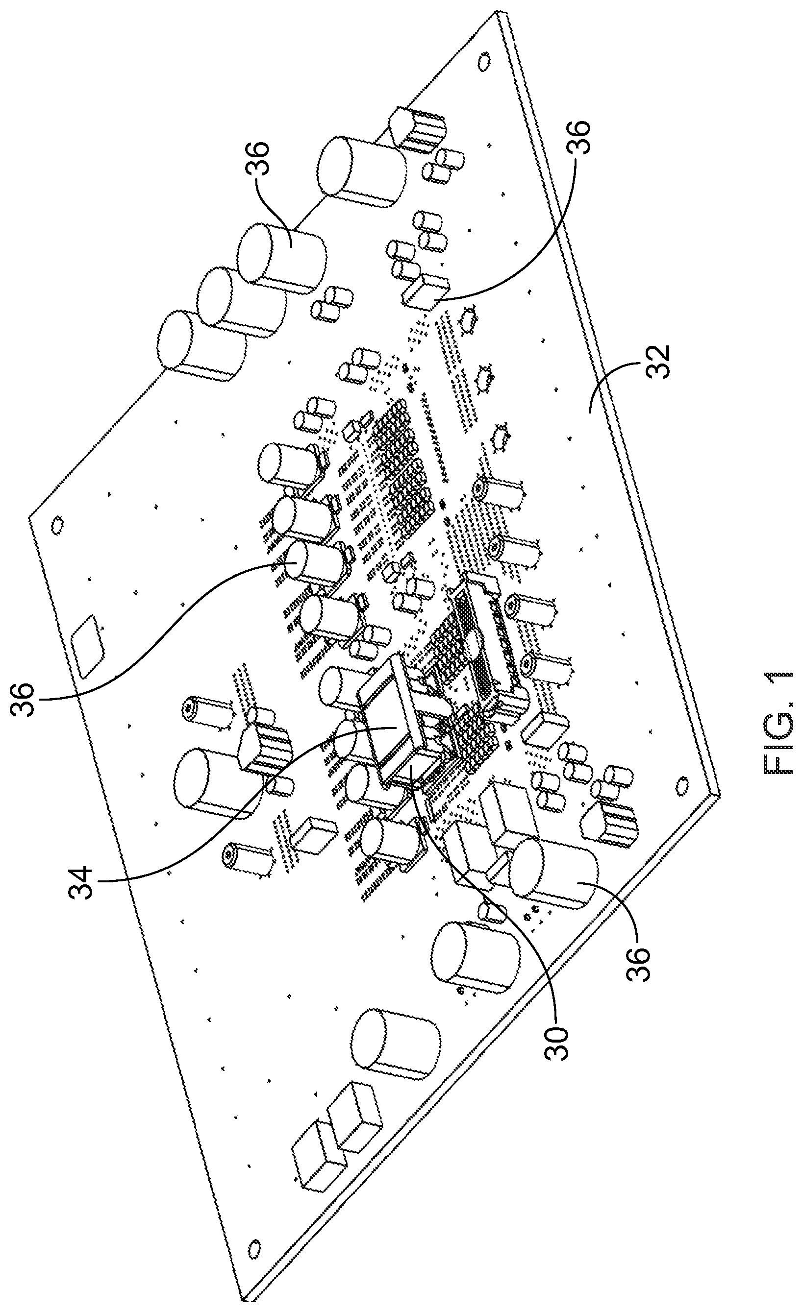 Patent US12309910 Figure 1 – Point of load module and heatsink therefor