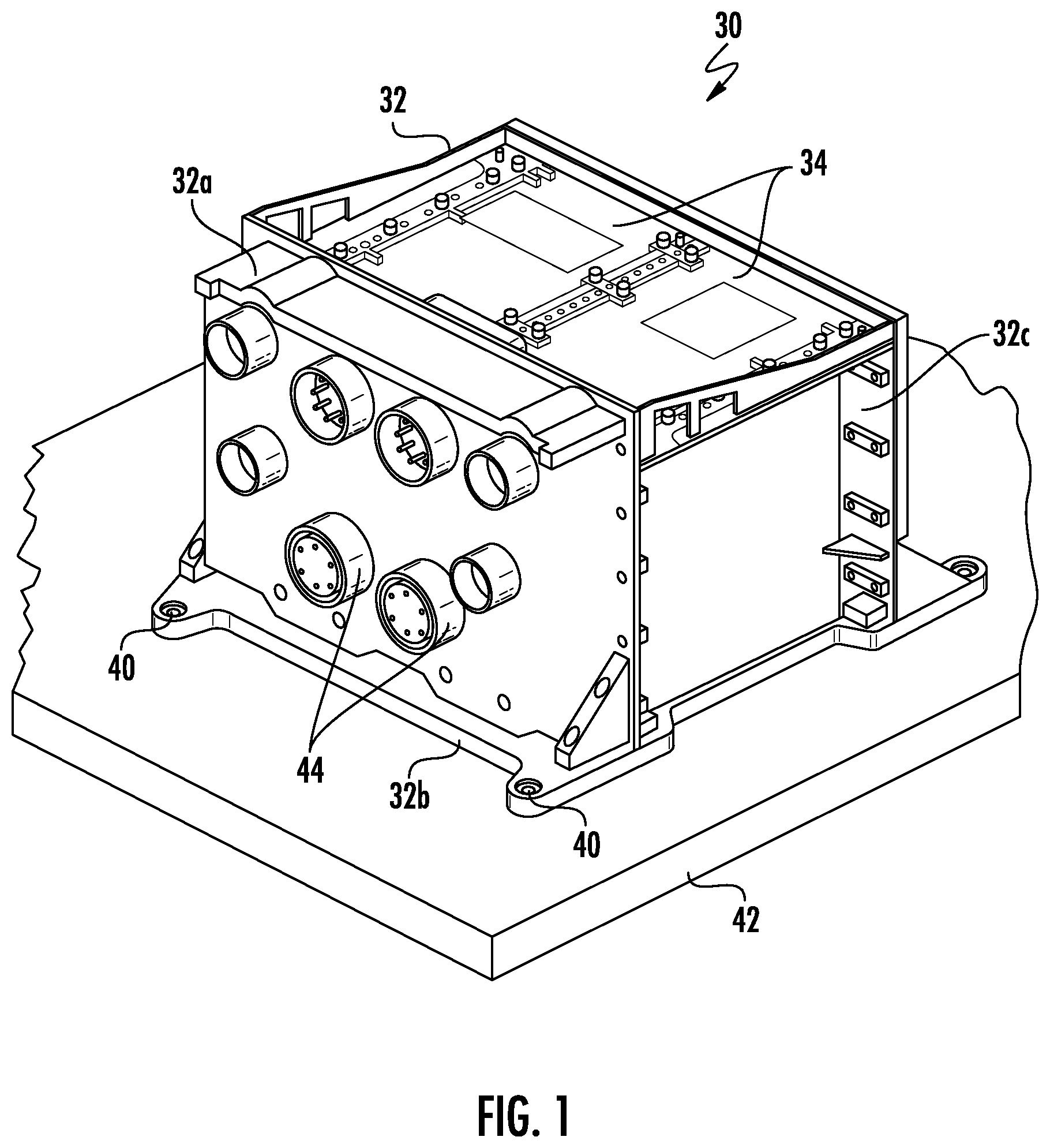 Patent US12309912 Figure 1 – Electronic assemblies having embedded passive heat pipes and associated method