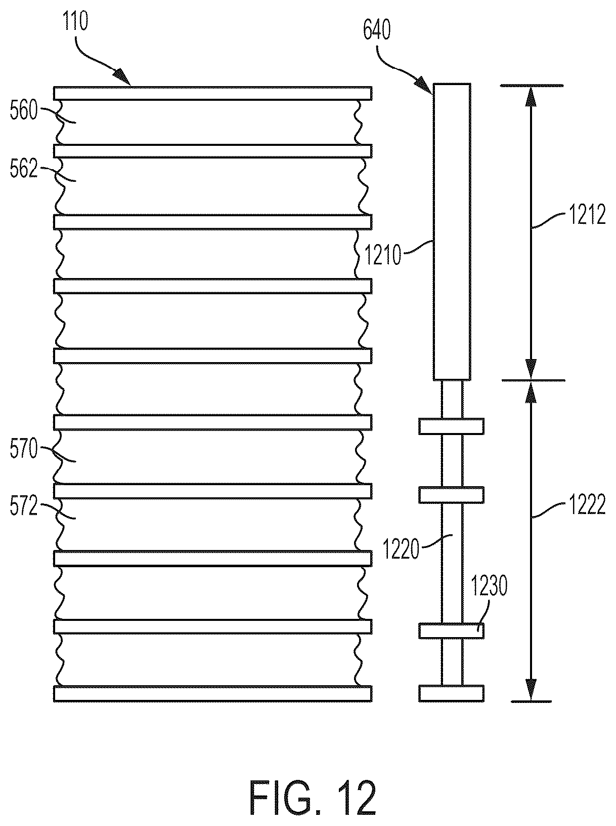 Patent US12309915 Figure 12 – Mating backplane for high speed, high density electrical connector