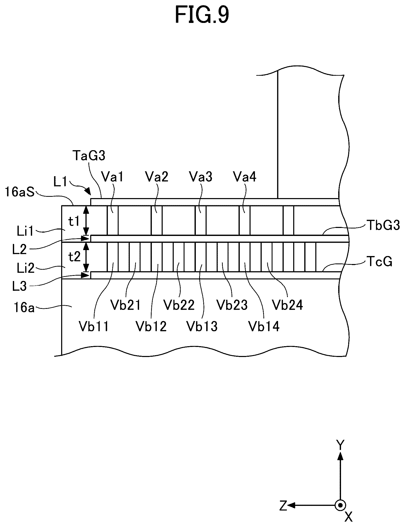 Patent US12309917 Figure 9 – Optical module assembly, optical module, package for optical module and flexible printed board