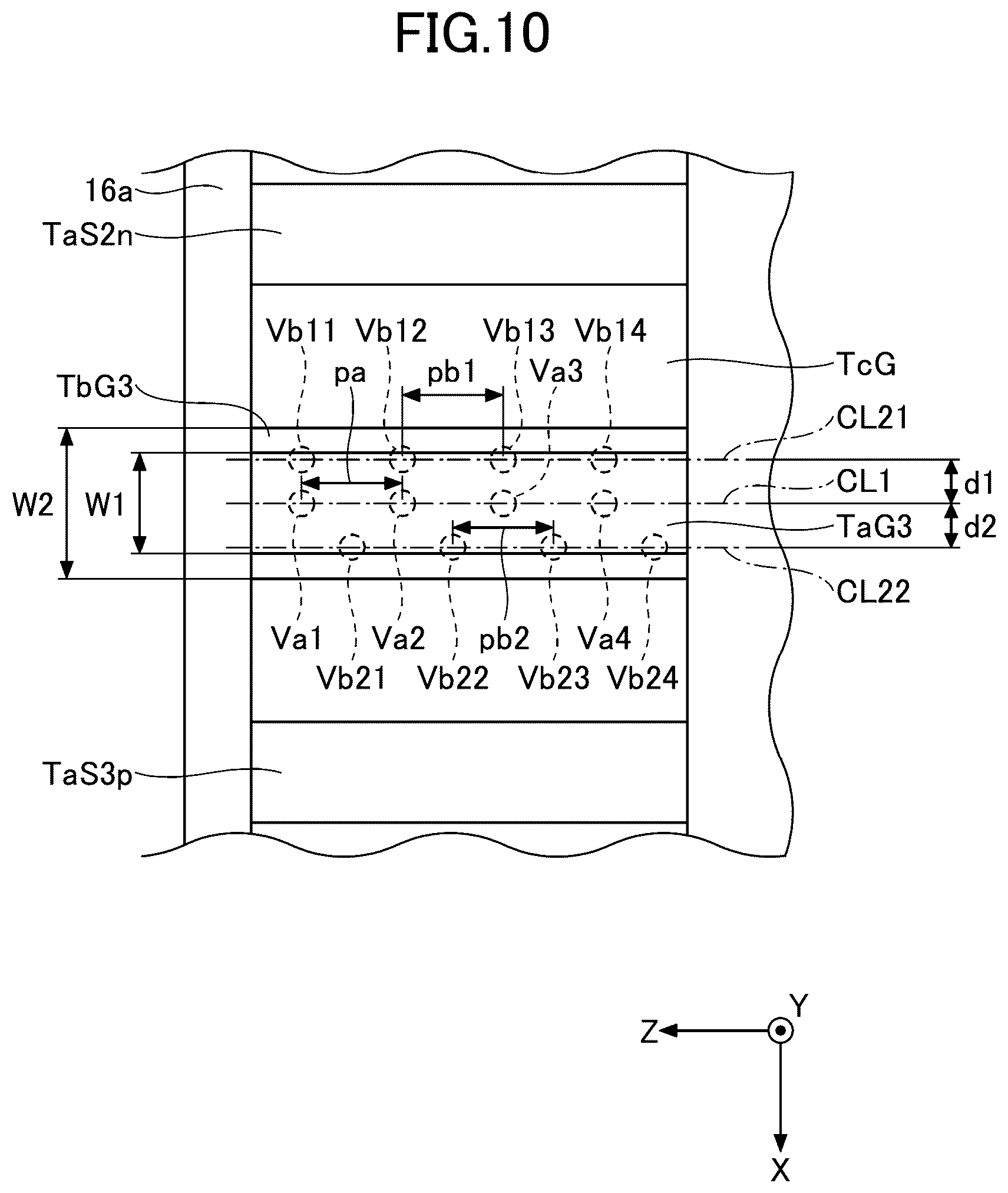 Patent US12309917 Figure 10 – Optical module assembly, optical module, package for optical module and flexible printed board